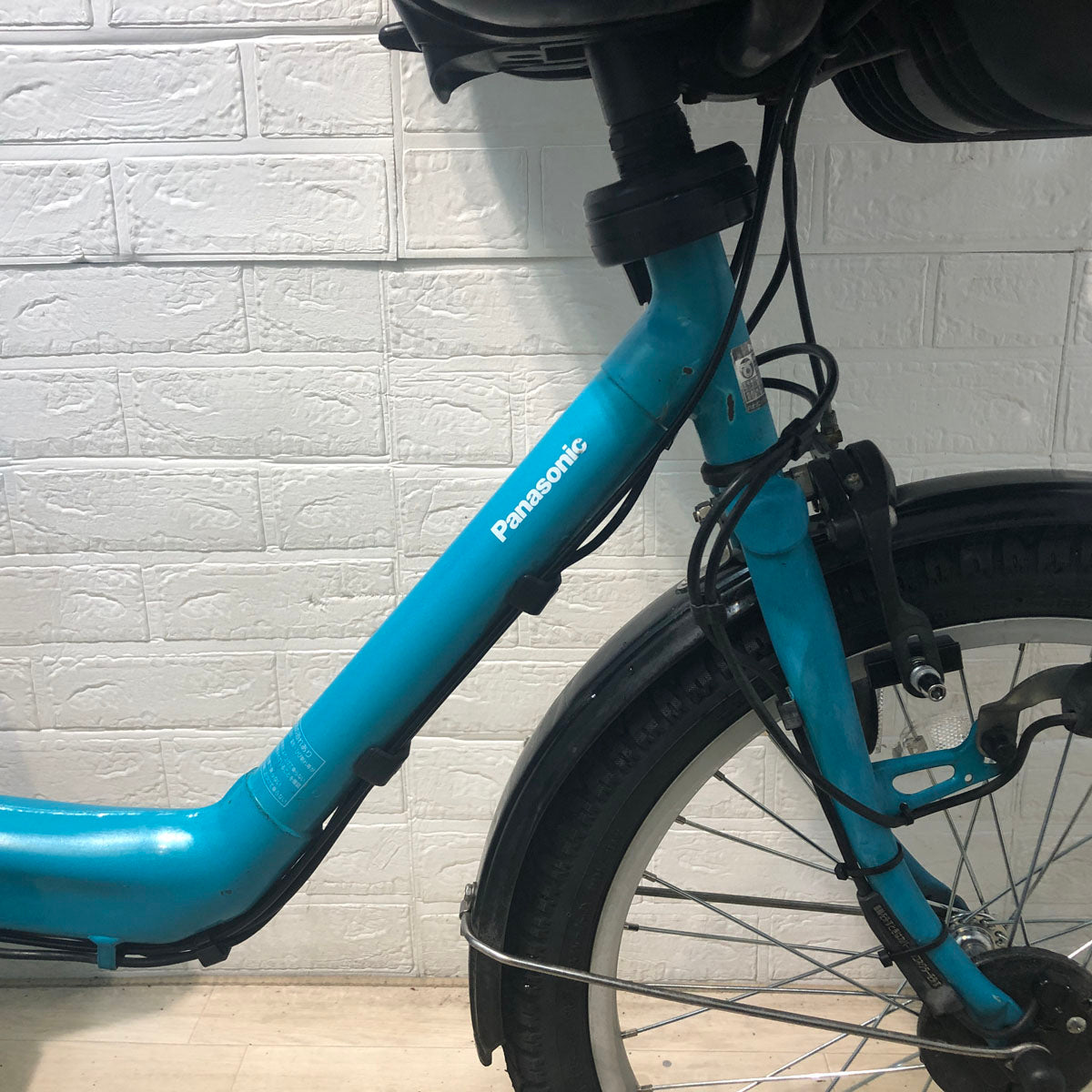 中古電動自転車 新品バッテリー パナソニック ギュット ミニ DX ブルー 20インチ YA124