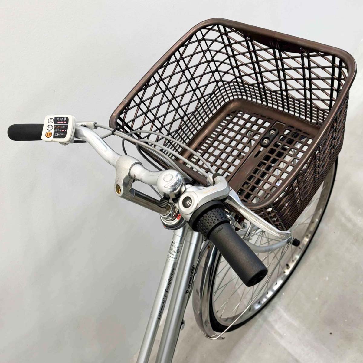 中古電動自転車 パナソニック ビビタフネス シルバー 27インチ YJ061