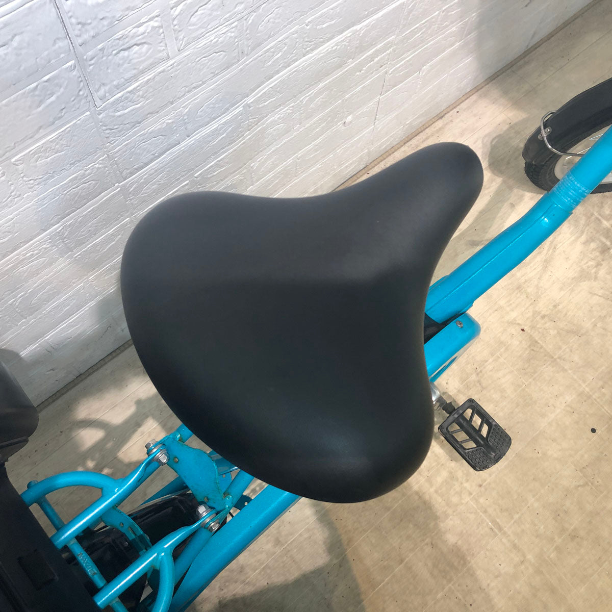 中古電動自転車 新品バッテリー パナソニック ギュット ミニ DX ブルー
