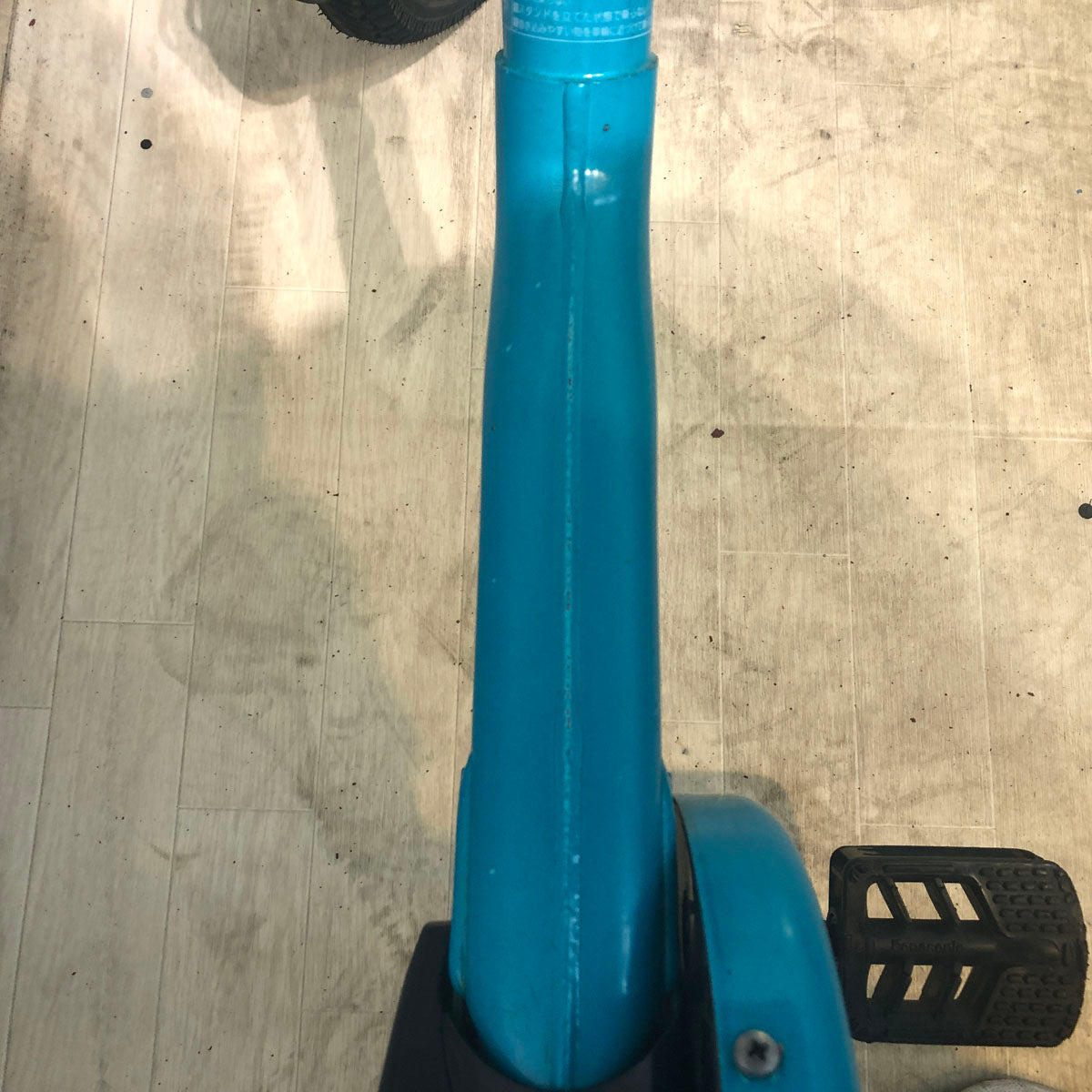 中古電動自転車 新品バッテリー パナソニック ギュット ミニ DX ブルー 20インチ YA124