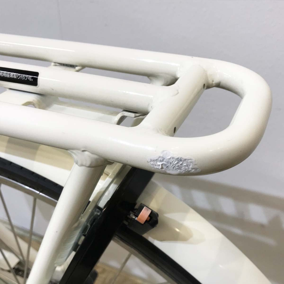 中古電動自転車 パナソニック ティモL ホワイト 26インチ KJ112