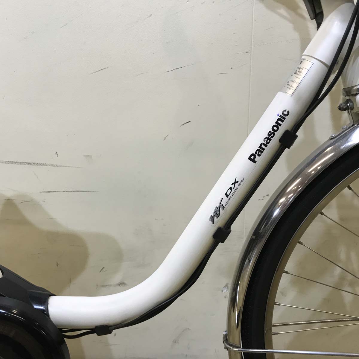 中古電動自転車 パナソニック ビビ DX ホワイト 26インチ KF040