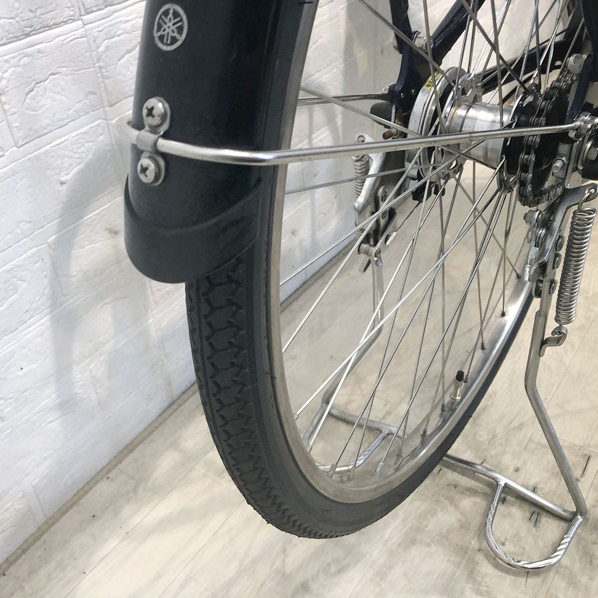 中古電動自転車 ヤマハ PAS ウィズ ネイビー 26インチ YG042