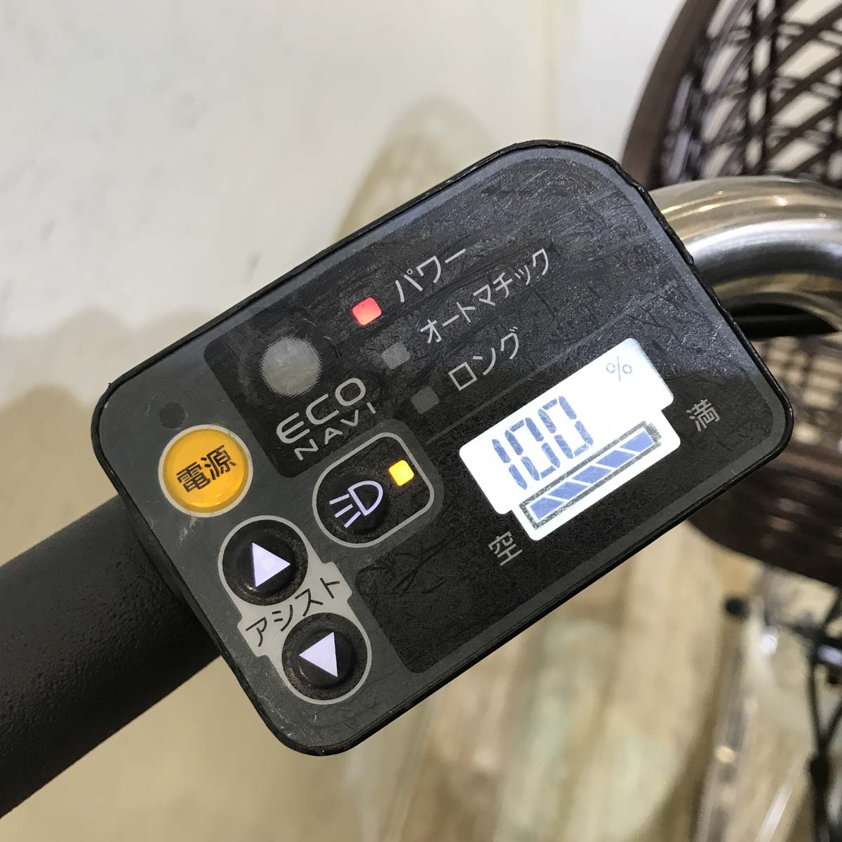 中古電動自転車 パナソニック ビビ DX ホワイト 26インチ KF040