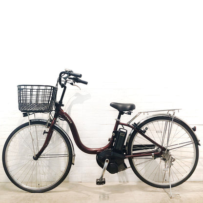 ヤマハ PAS Cheer パス チア ワインレッド 26インチ YU033  【中古車】