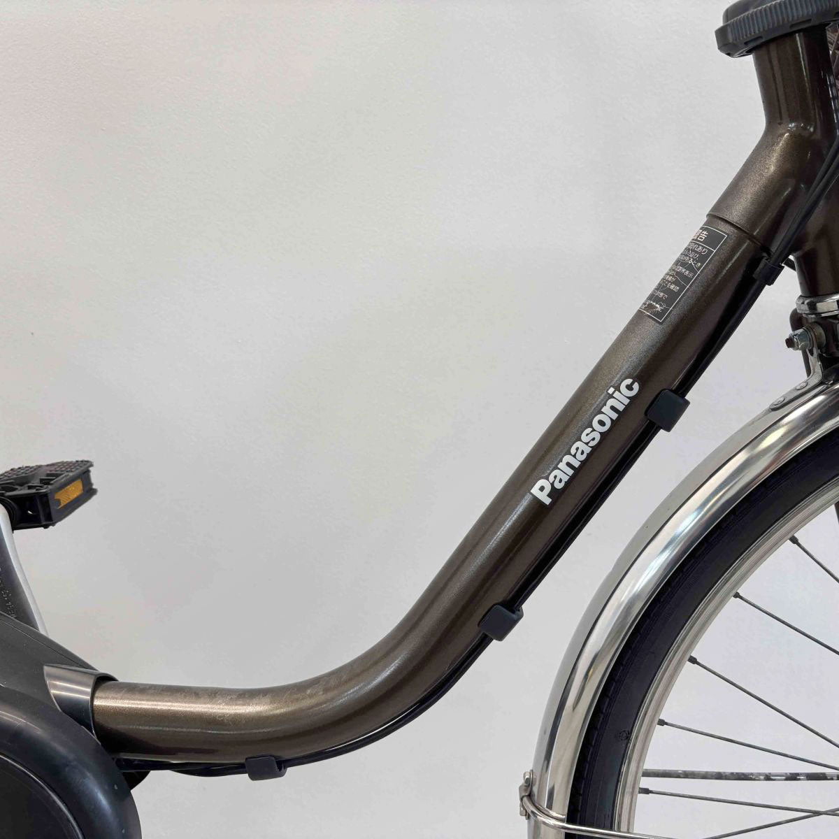 中古電動自転車 パナソニック ビビTX ブラウン 24インチ YJ063