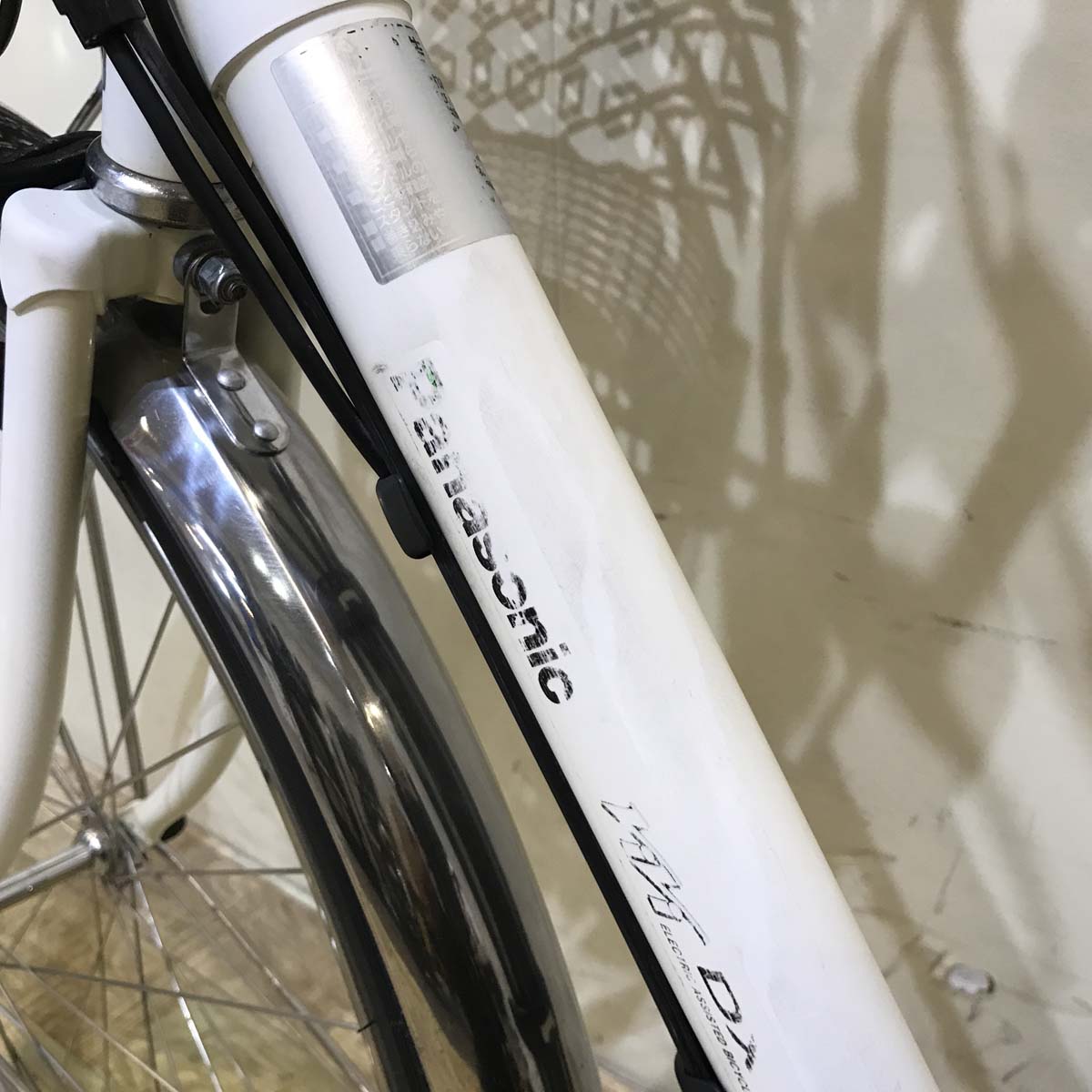 中古電動自転車 パナソニック ビビ DX ホワイト 26インチ KF040