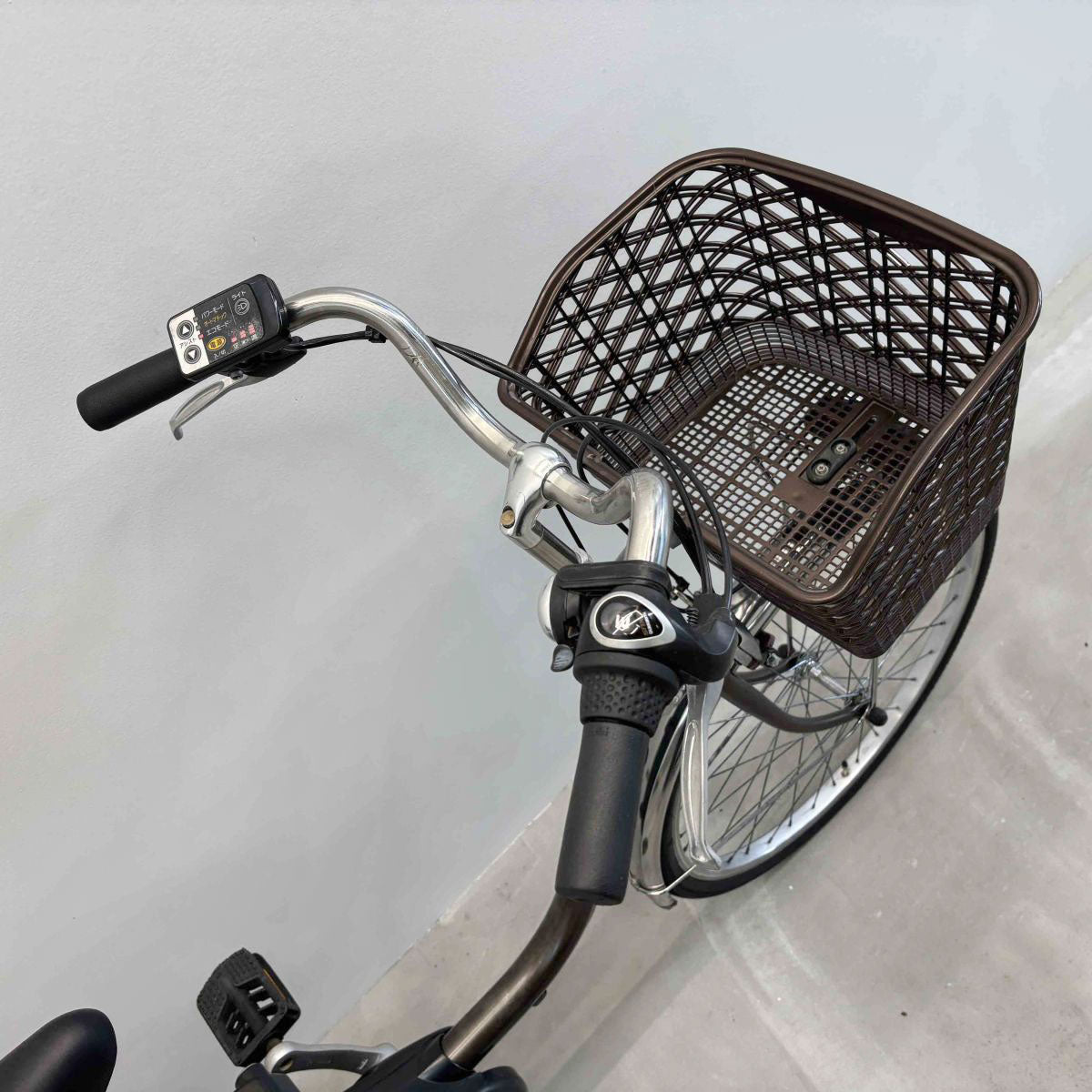 中古電動自転車 パナソニック ビビTX ブラウン 24インチ YJ063