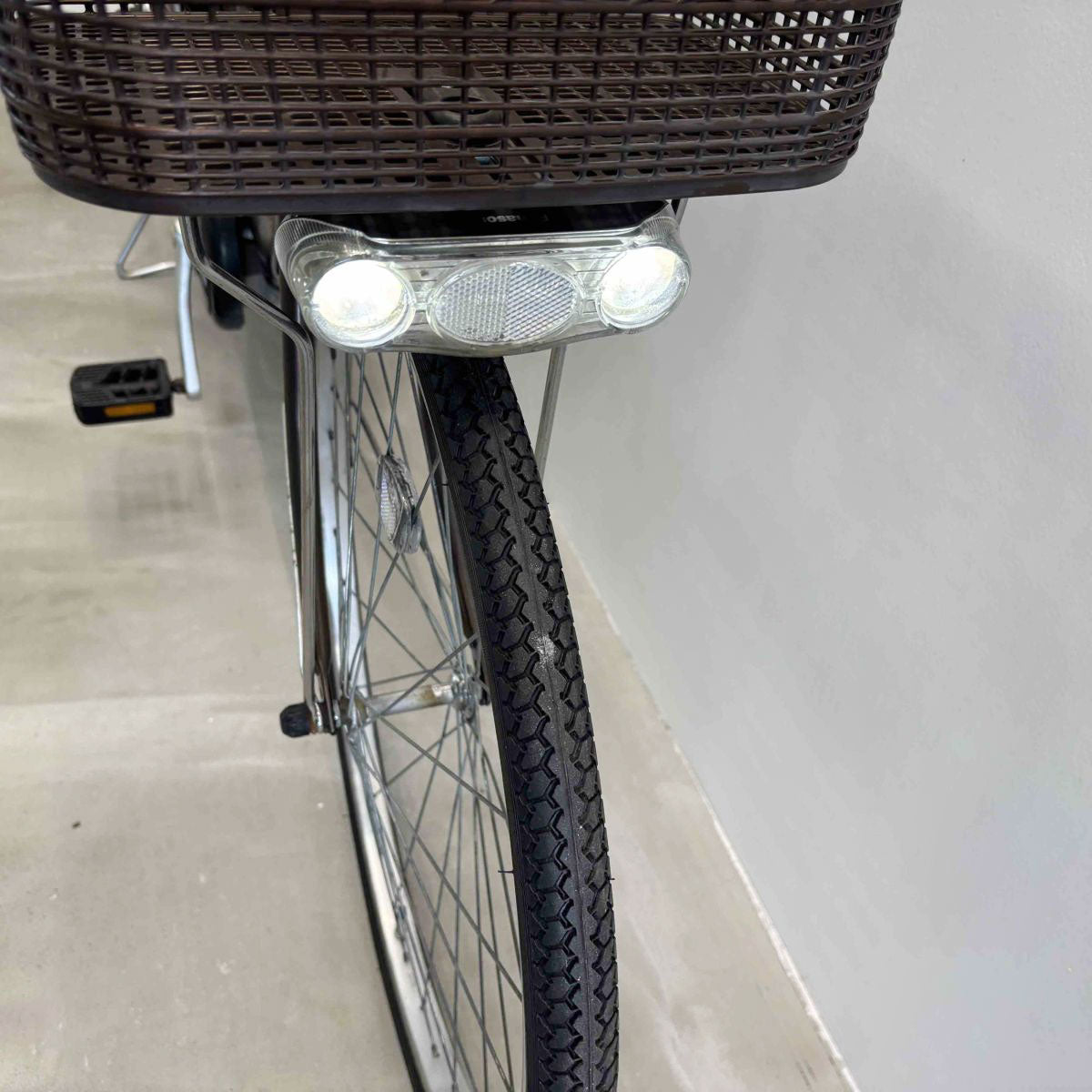 中古電動自転車 パナソニック ビビTX ブラウン 24インチ YJ063