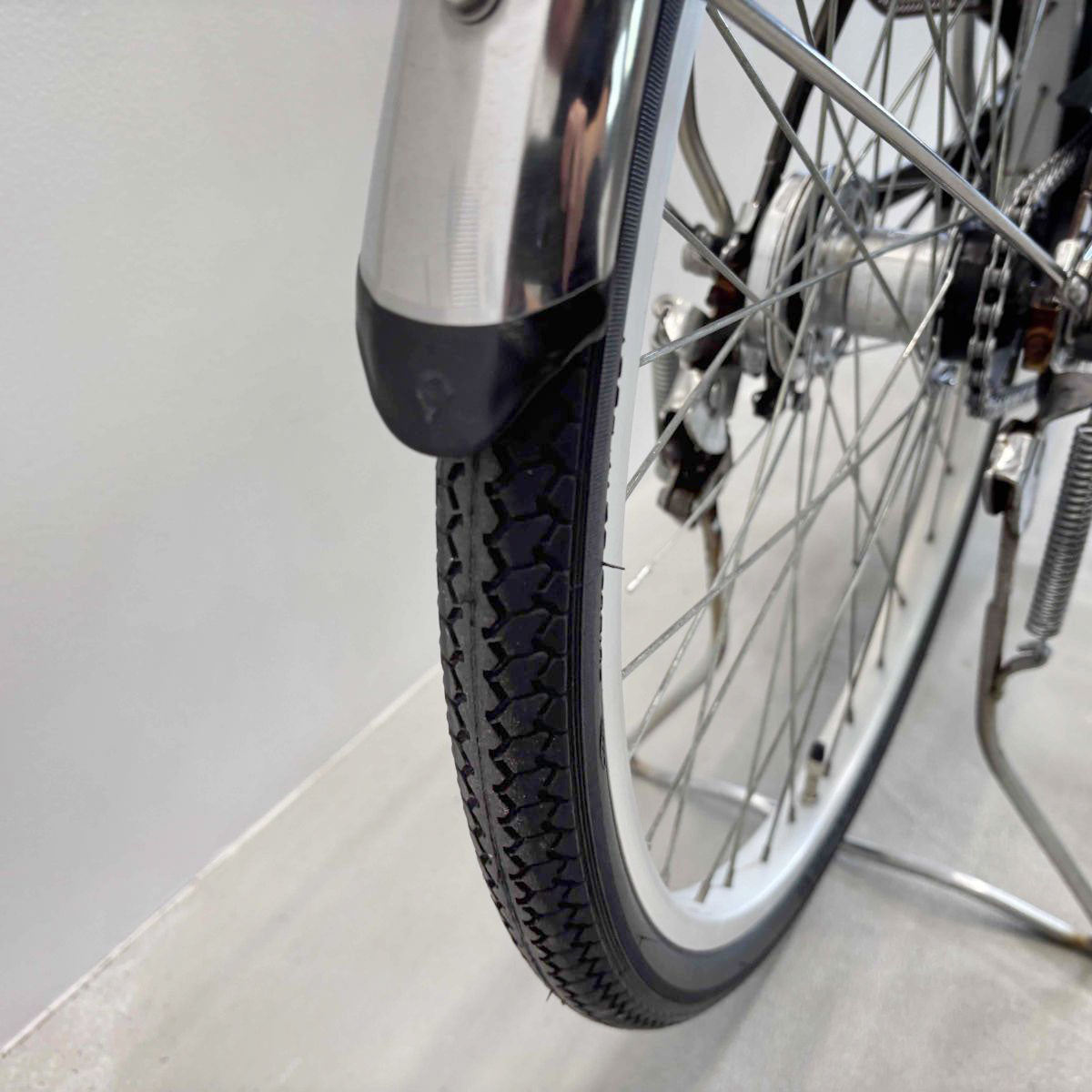 中古電動自転車 パナソニック ビビTX ブラウン 24インチ YJ063