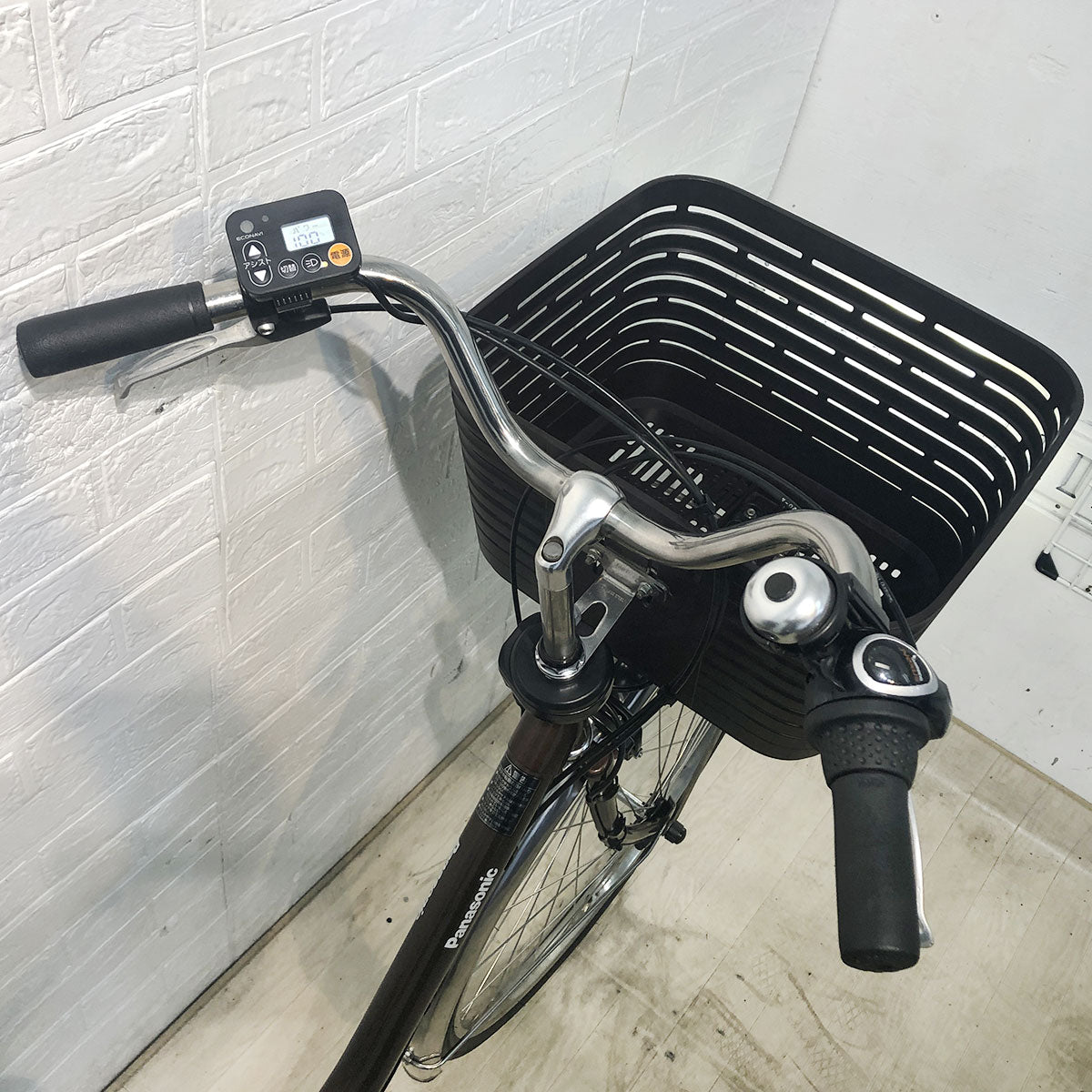 中古電動自転車 パナソニック ビビDX ブラウン 26インチ YG044