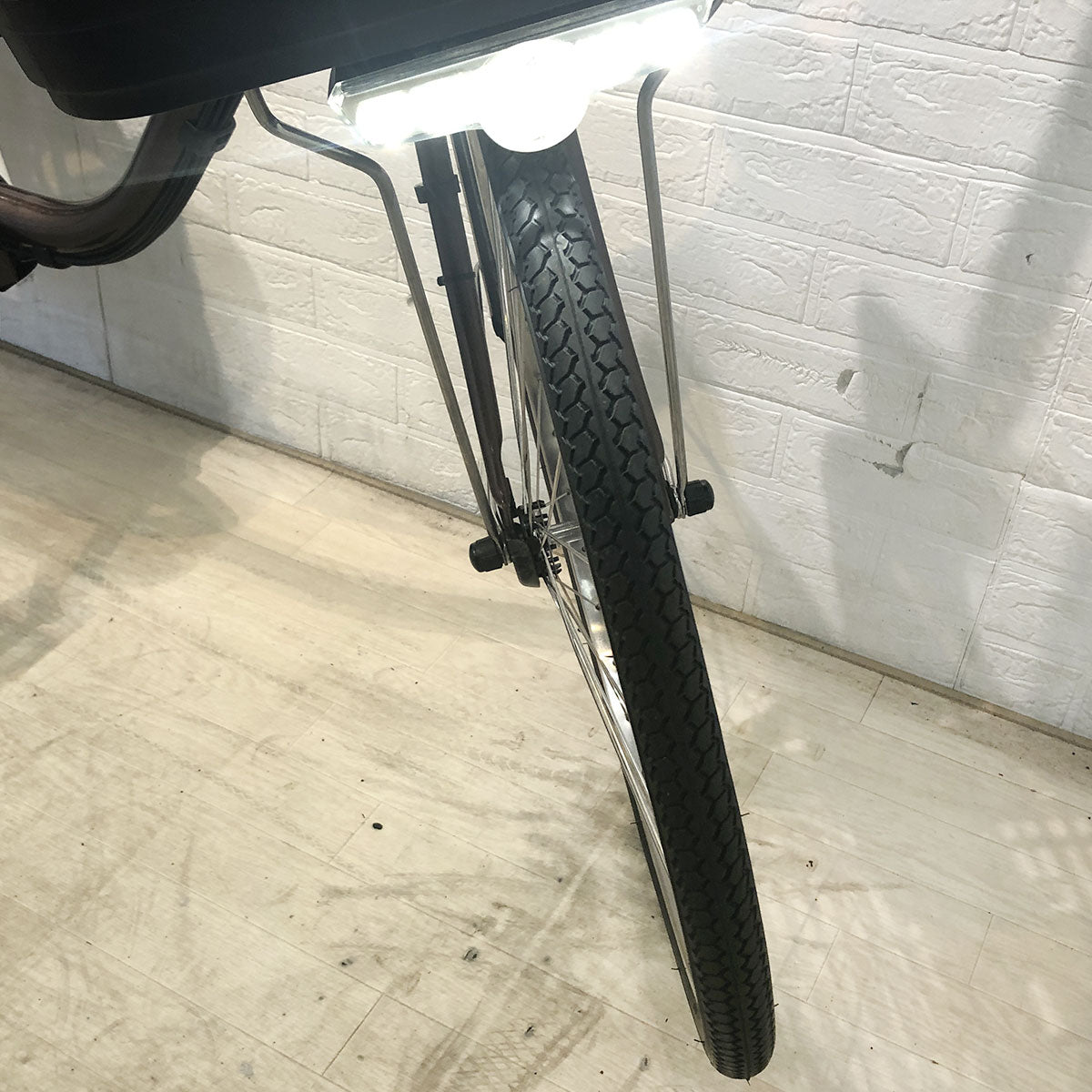中古電動自転車 パナソニック ビビDX ブラウン 26インチ YG044