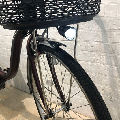 ヤマハ PAS Cheer パス チア ワインレッド 26インチ YU033  【中古車】