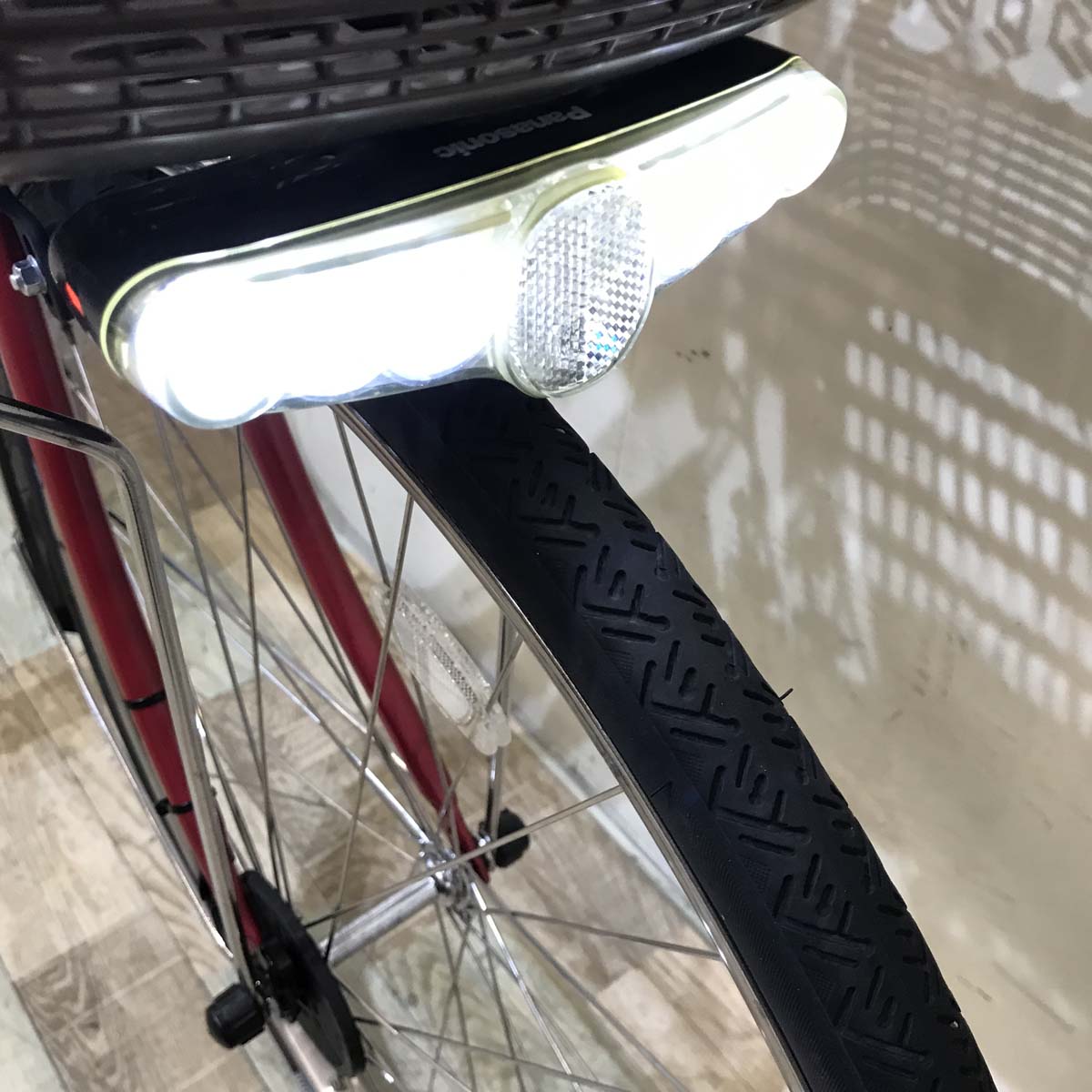 新品バッテリー パナソニック ビビ DX レッド 26インチ KV099 【中古車】