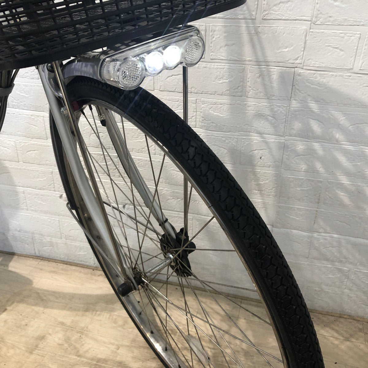 中古電動自転車 ブリヂストン アシスタ シルバー 26インチ YB003
