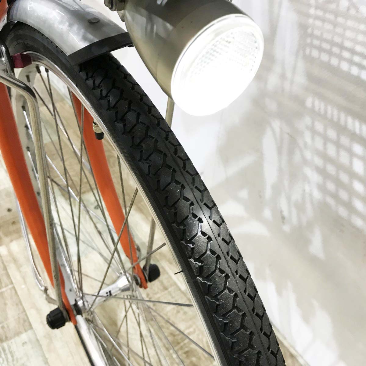 中古電動自転車 パナソニック ビビLU オレンジ 26インチ KJ114