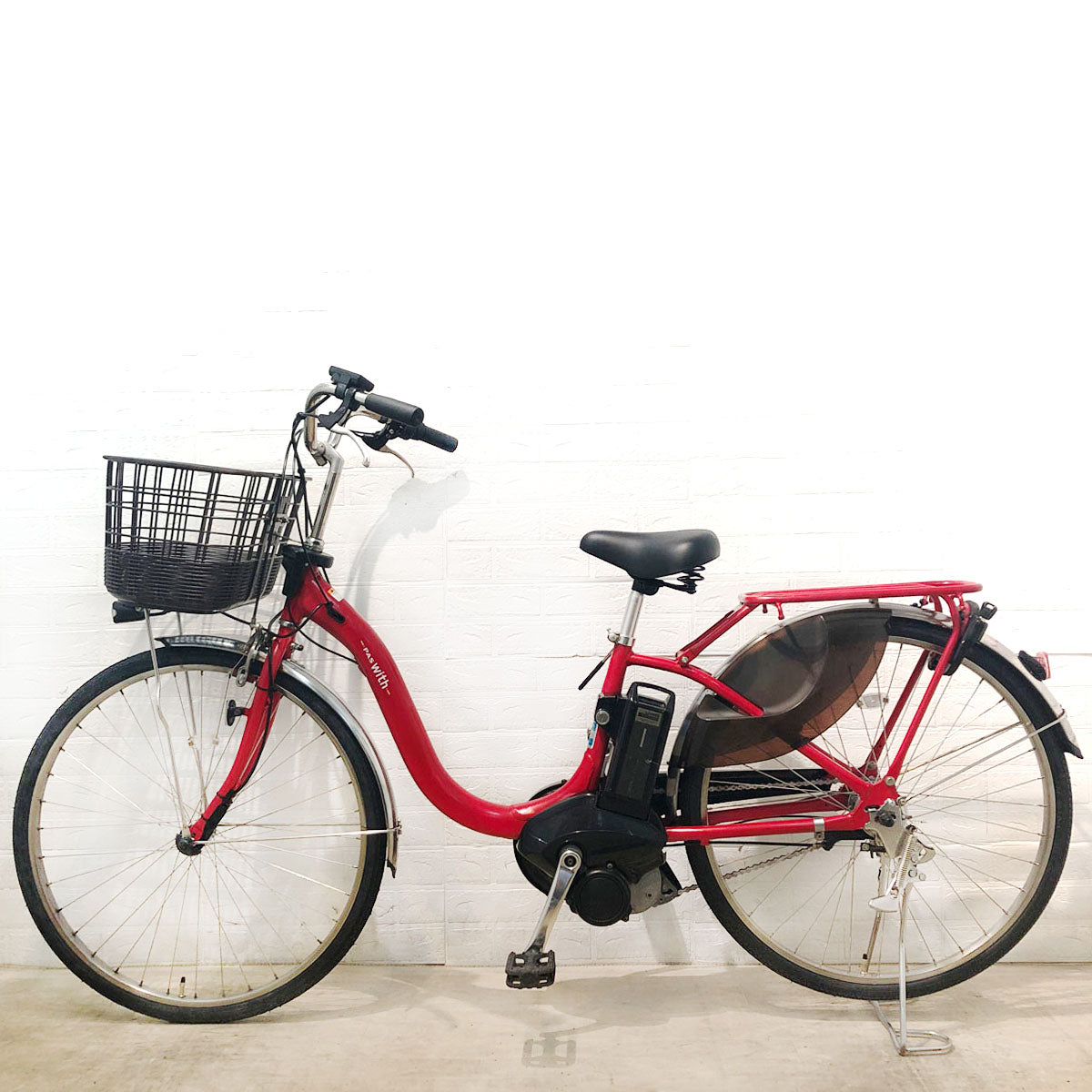 ヤマハ PAS With パス ウィズ レッド 26インチ YU034 【中古車】