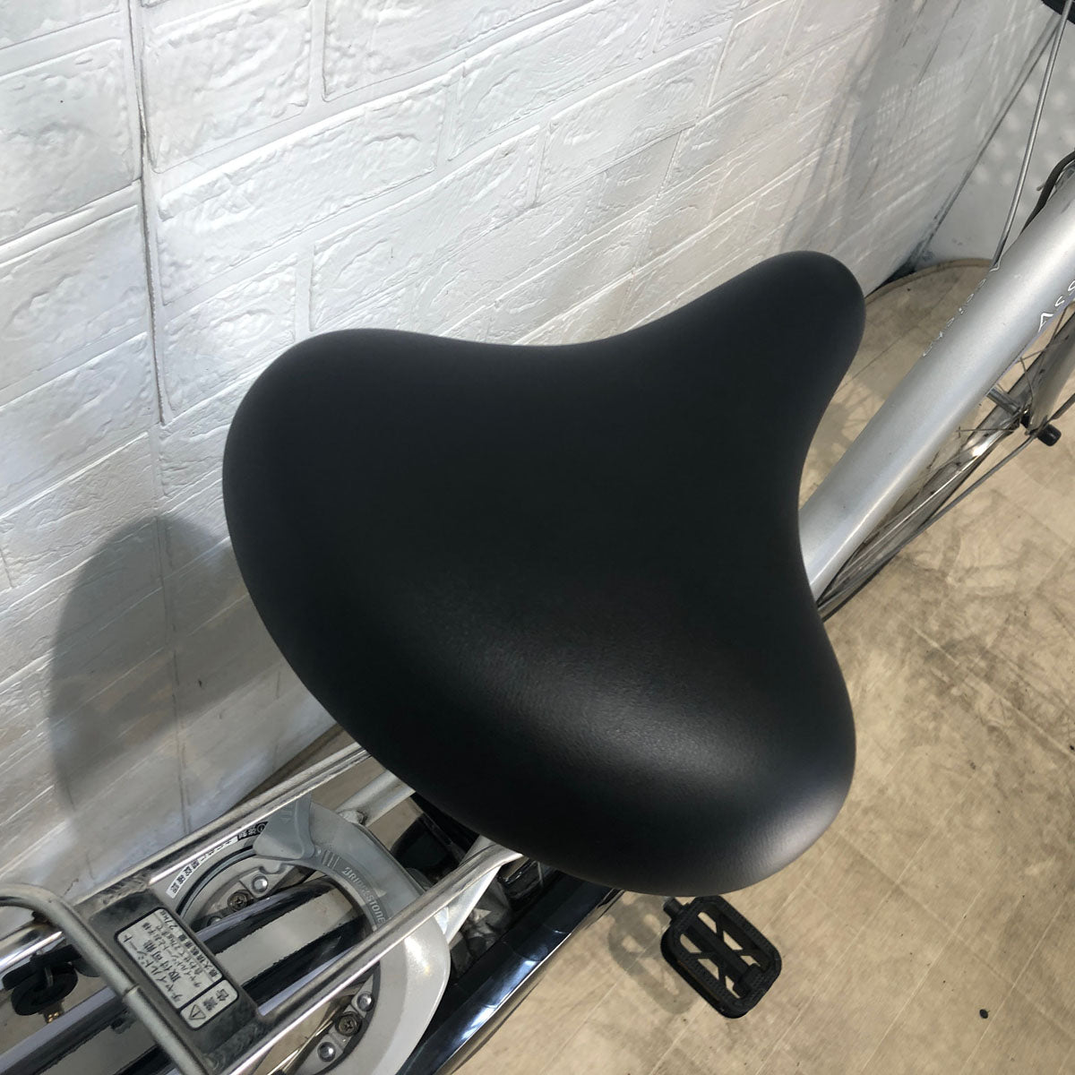 中古電動自転車 ブリヂストン アシスタ シルバー 26インチ YB003
