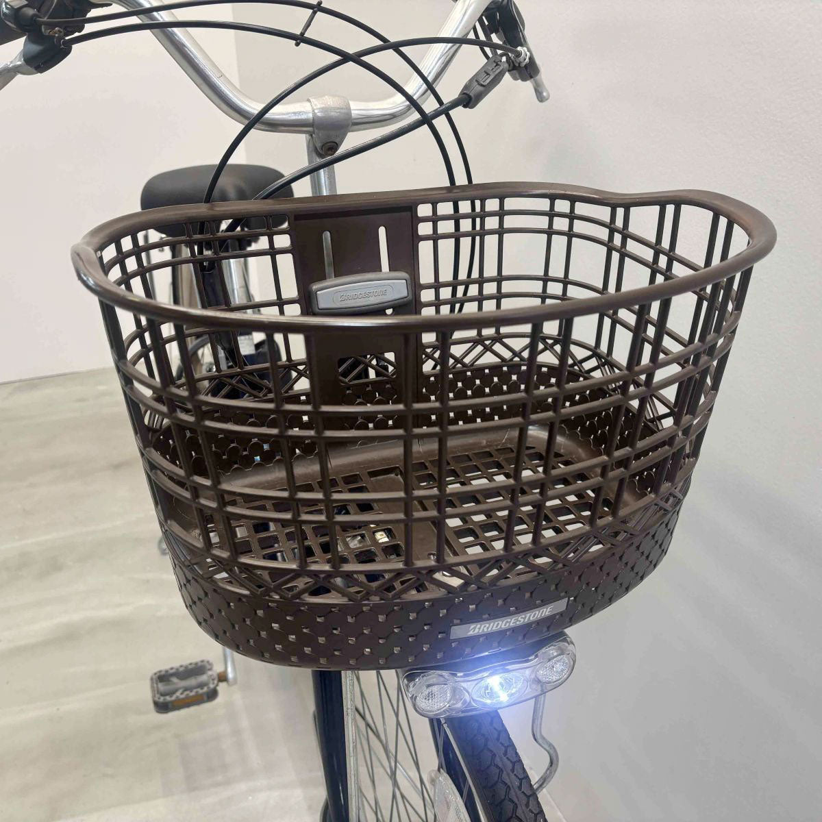 中古電動自転車 新品バッテリー ブリヂストン フロンティア ネイビー 26インチ YJ064