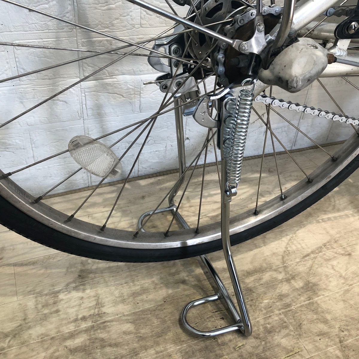 中古電動自転車 ブリヂストン アシスタ シルバー 26インチ YB003