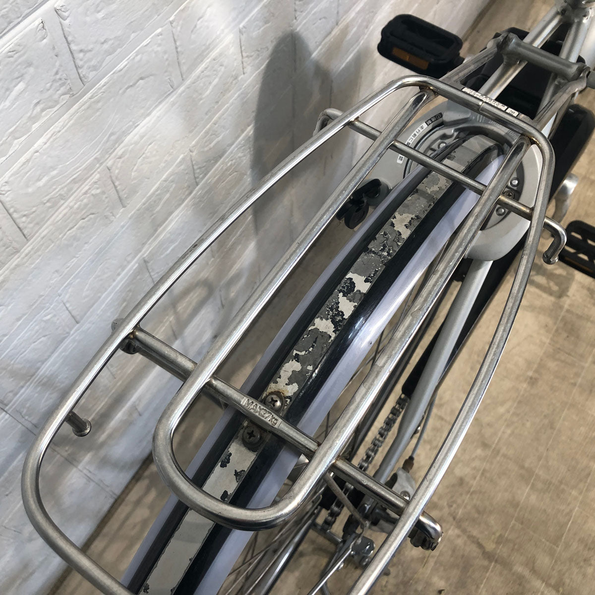 中古電動自転車 ブリヂストン アシスタ シルバー 26インチ YB003