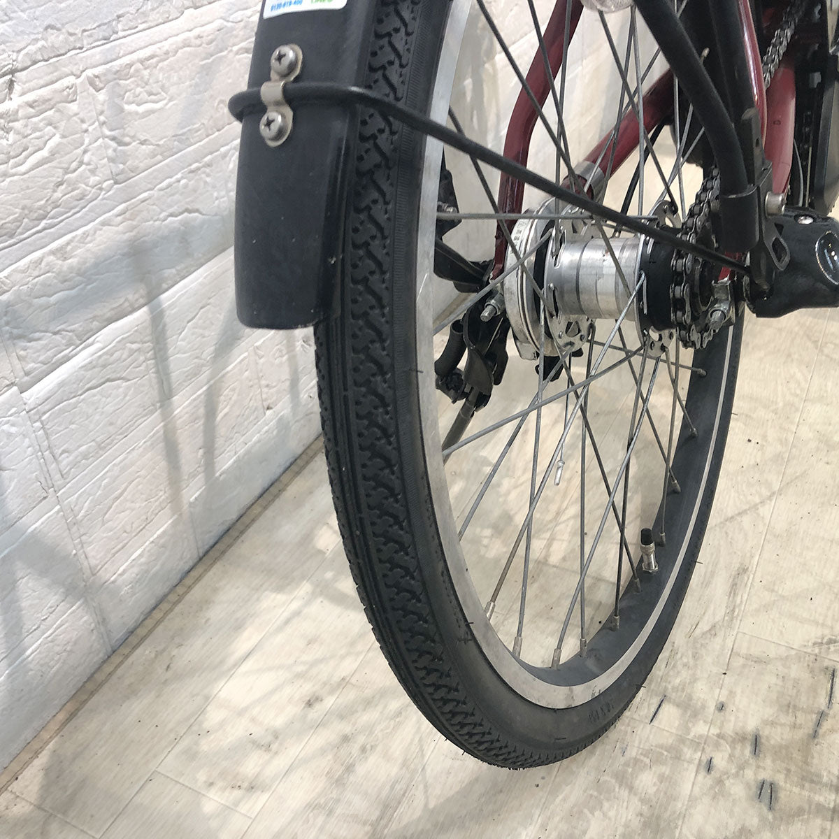 ブリヂストン リアルストリームミニ レッド 20インチ YG045 【中古車】