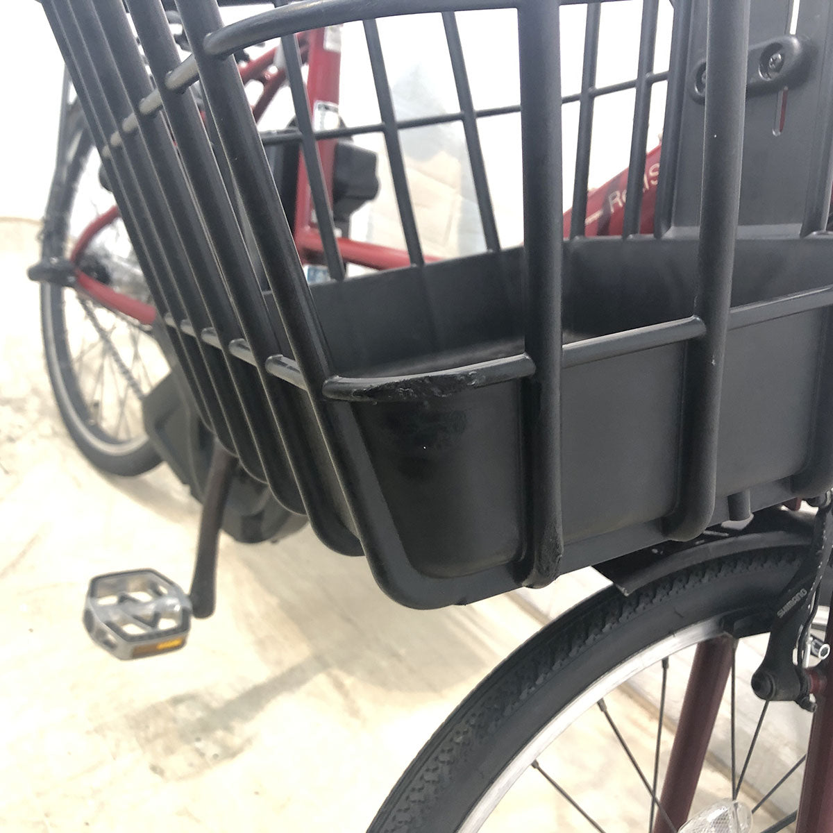 中古電動自転車 ブリヂストン リアルストリームミニ レッド 20インチ YG045