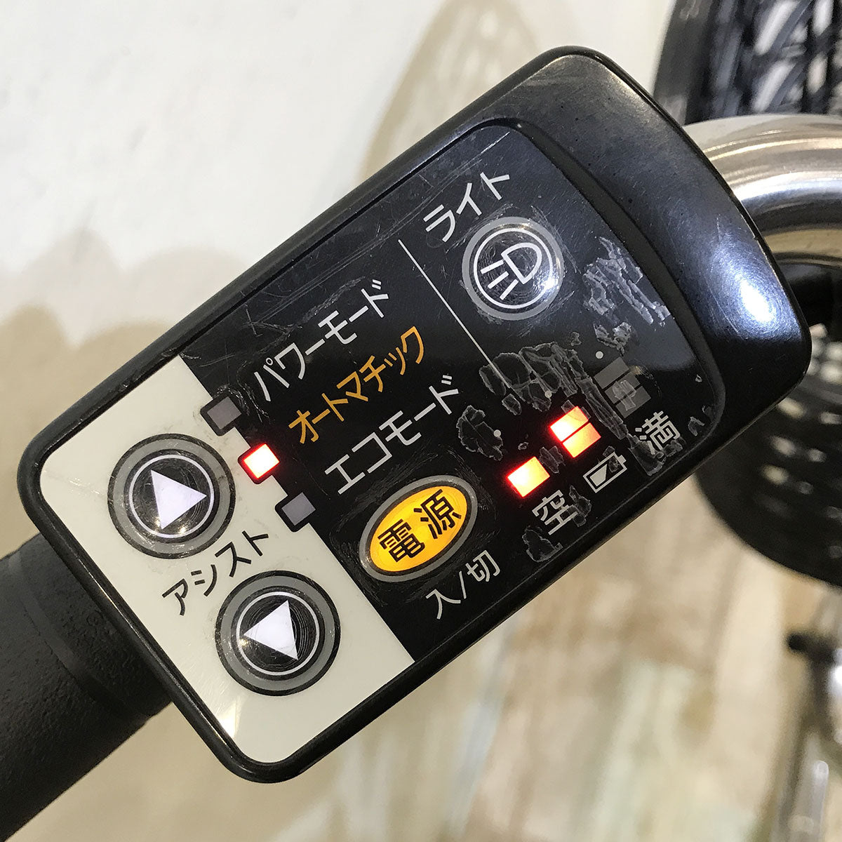 中古電動自転車 パナソニック ビビ DX パープル 26インチ KF045