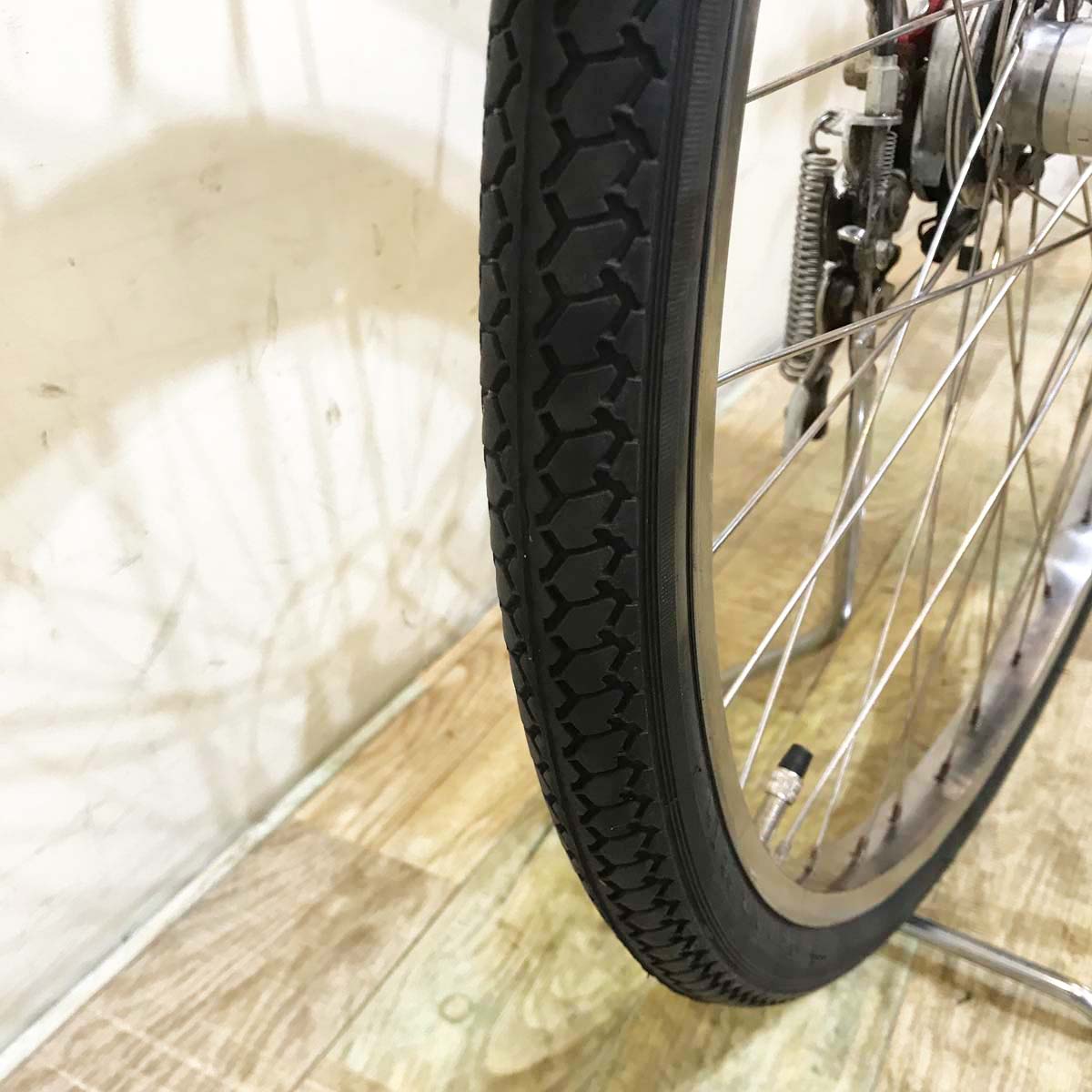 中古電動自転車 パナソニック ビビ DX レッド 26インチ KA015