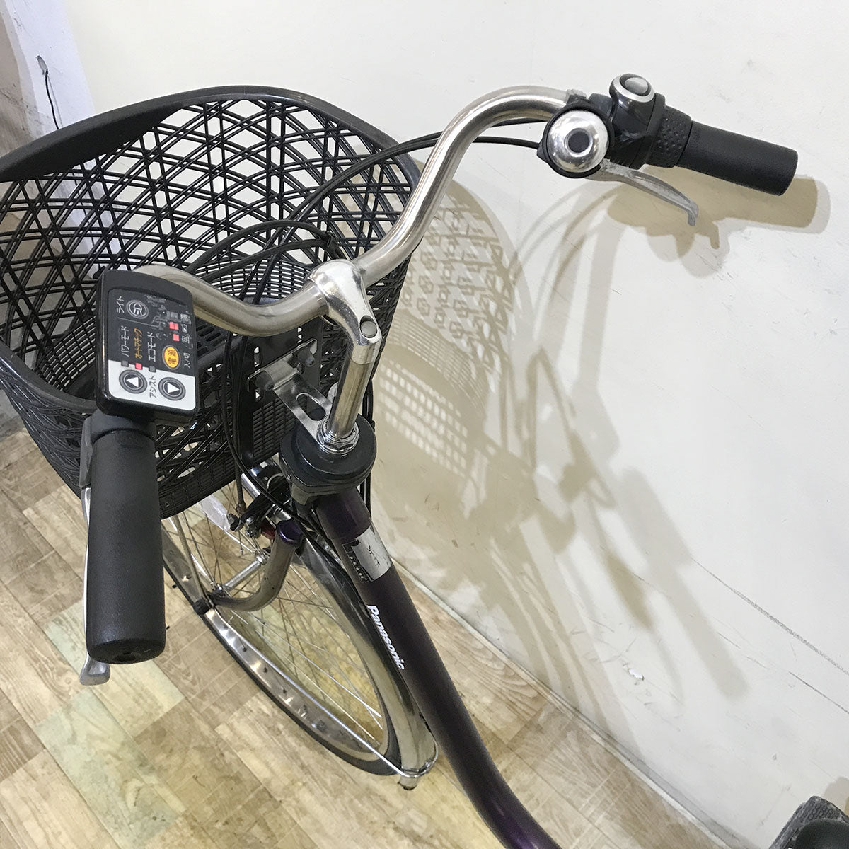中古電動自転車 パナソニック ビビ DX パープル 26インチ KF045