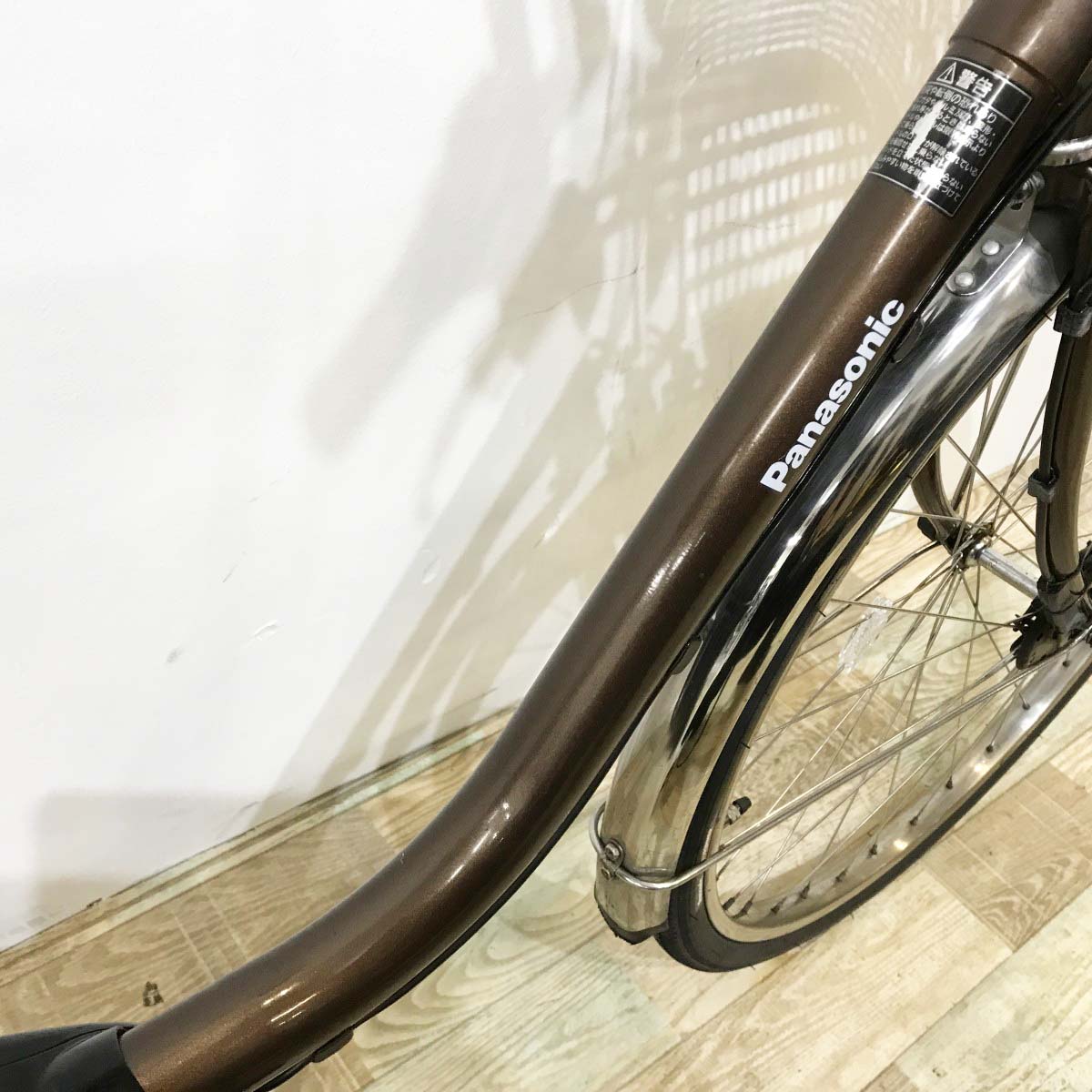 中古電動自転車 パナソニック ビビDX ブラウン 26インチ KJ116