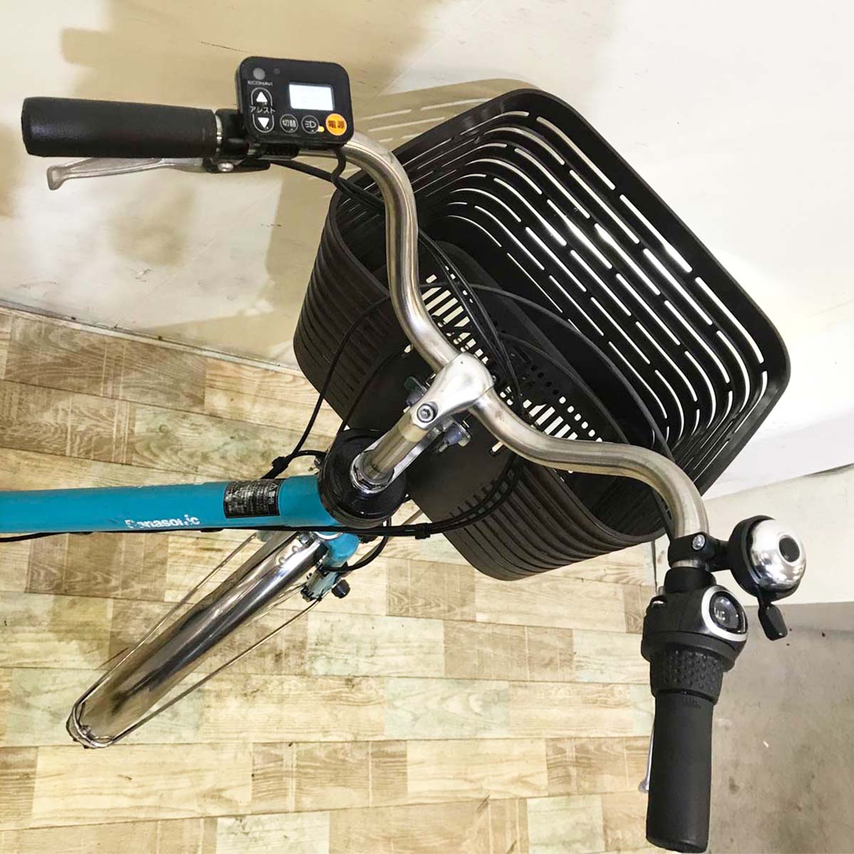 中古電動自転車 パナソニック ビビ DX ブルー 26インチ KA016
