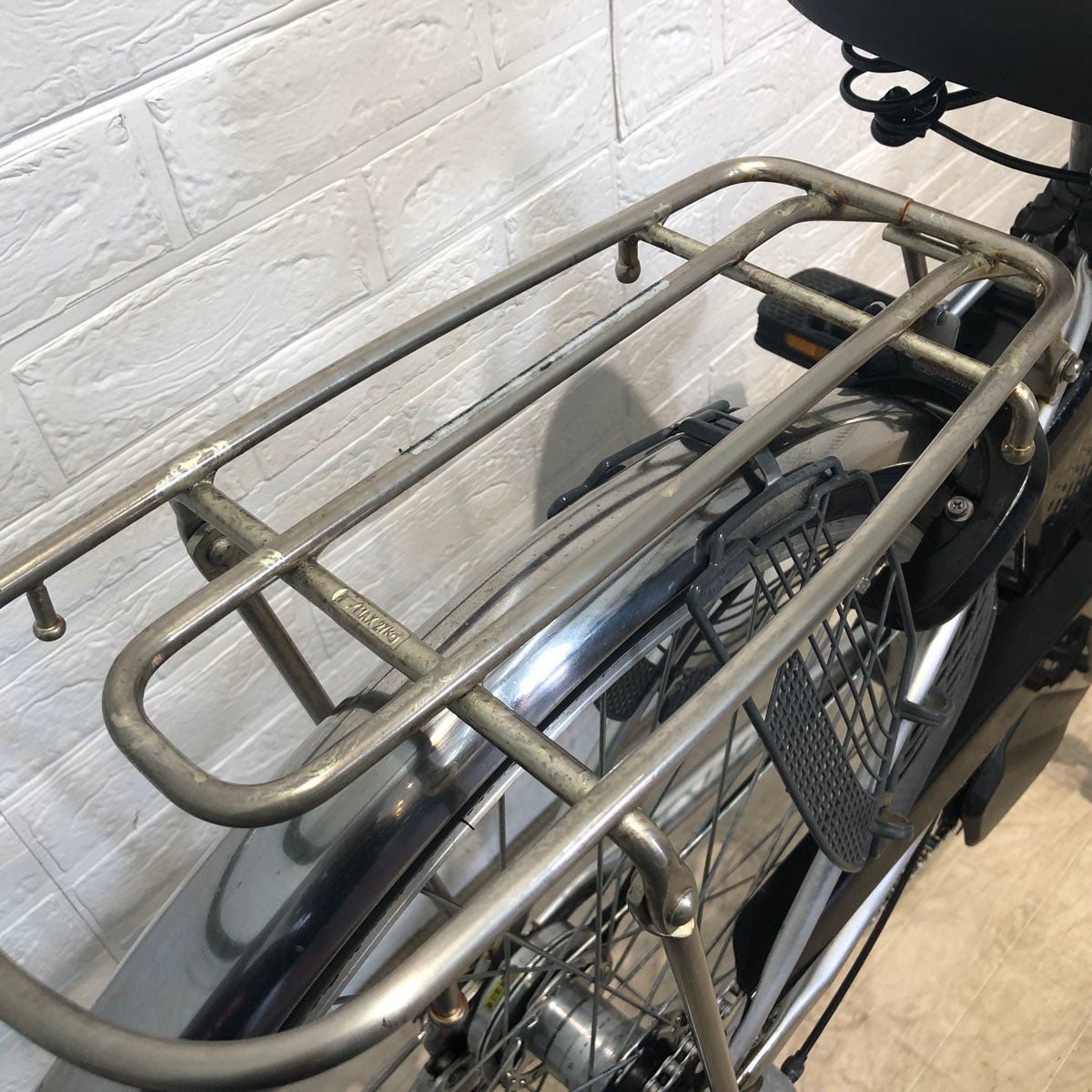 中古電動自転車 パナソニック ビビ SX シルバー 26インチ YB005