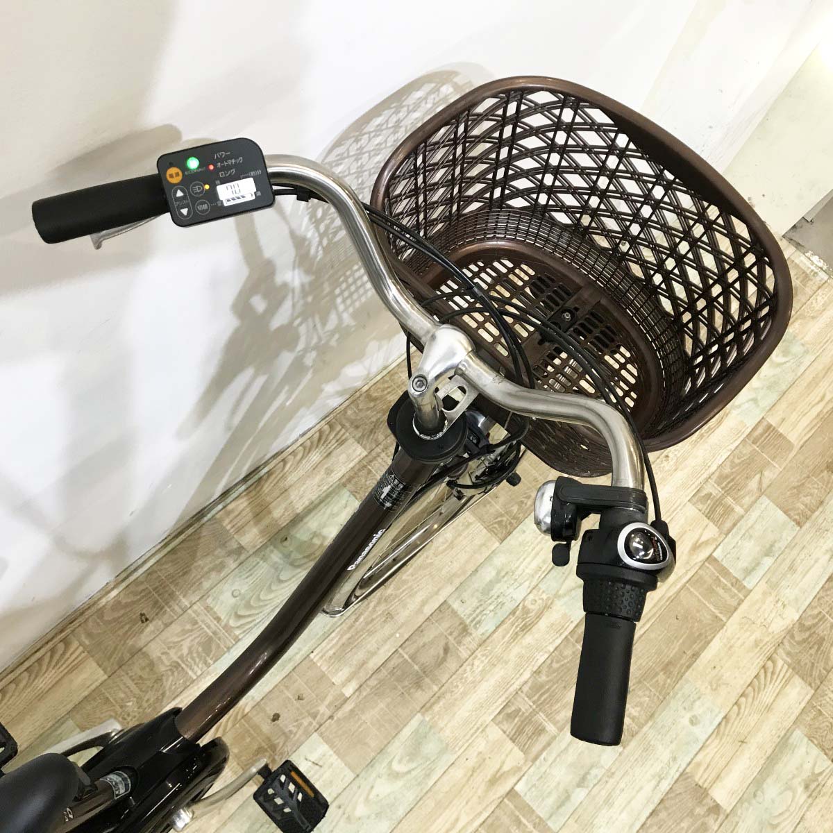 中古電動自転車 パナソニック ビビDX ブラウン 26インチ KJ116