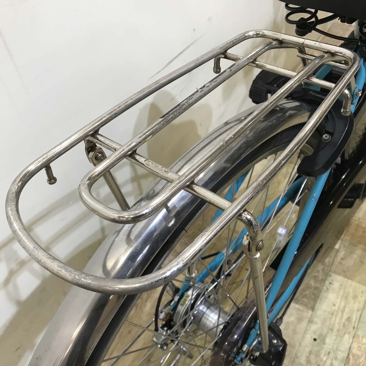 中古電動自転車 パナソニック ビビ DX ブルー 26インチ KA016