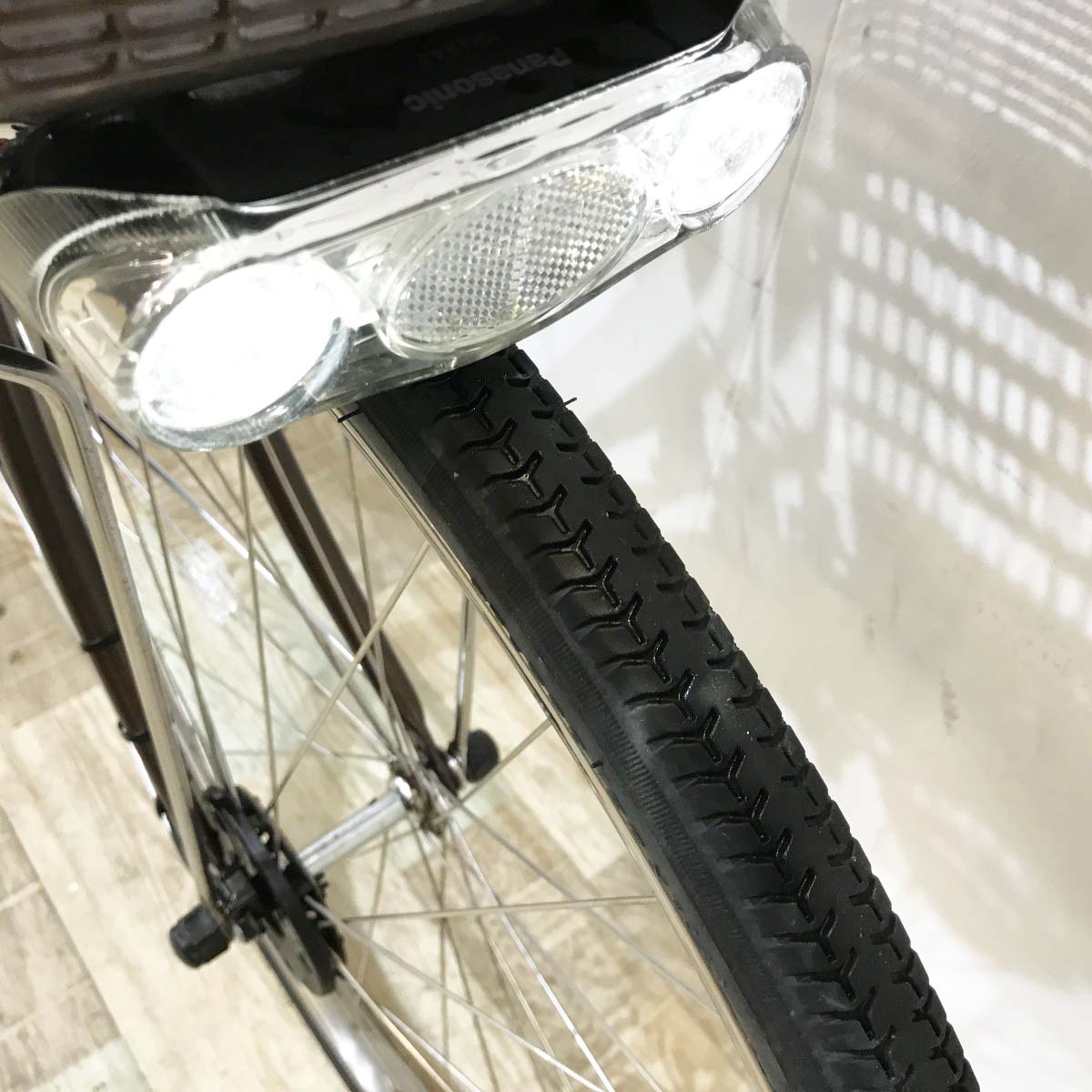 中古電動自転車 パナソニック ビビDX ブラウン 26インチ KJ116