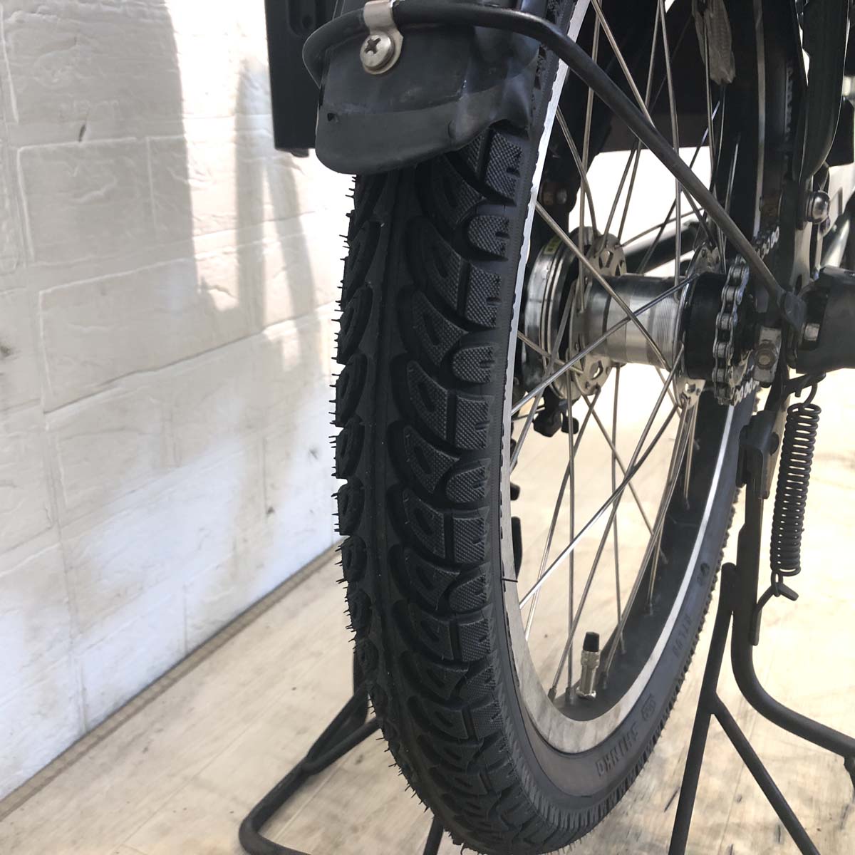 中古電動自転車 パナソニック ギュットアニーズ グリーン 20インチ YG047