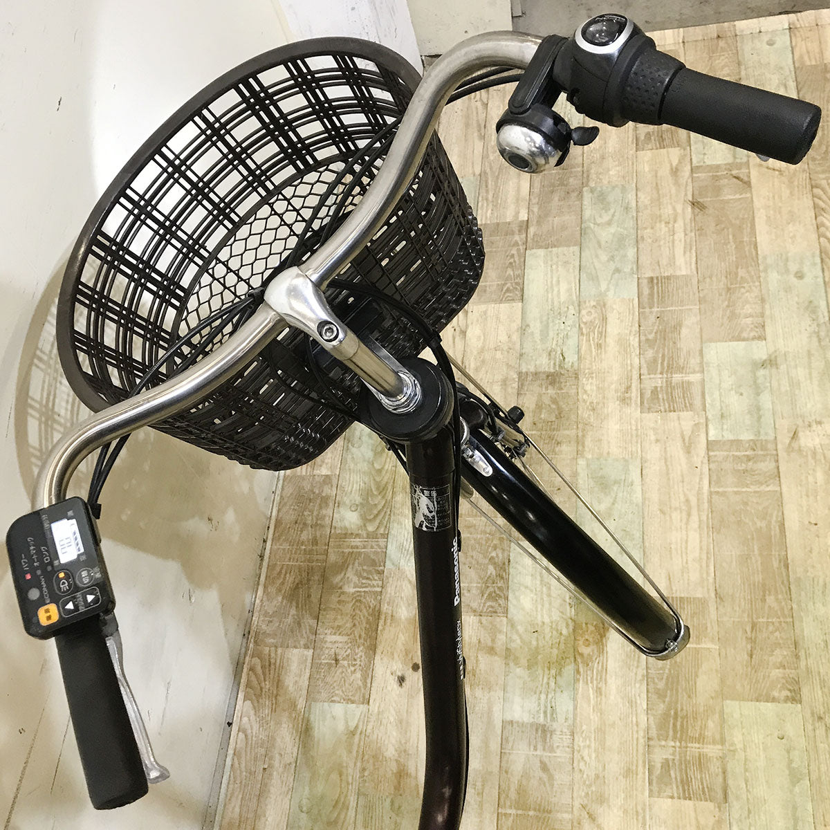 中古電動自転車 パナソニック ビビ スタイル DX ブラウン 26インチ KF044