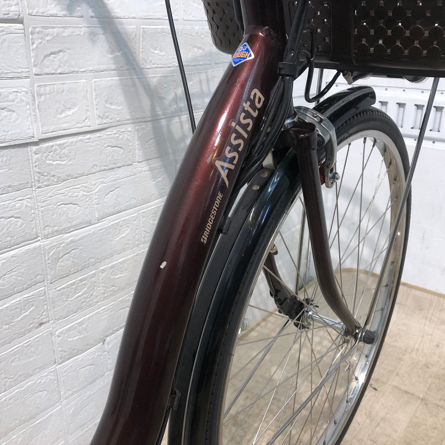 ブリヂストン アシスタ DX ブラウン 26インチ YP028 【中古車】