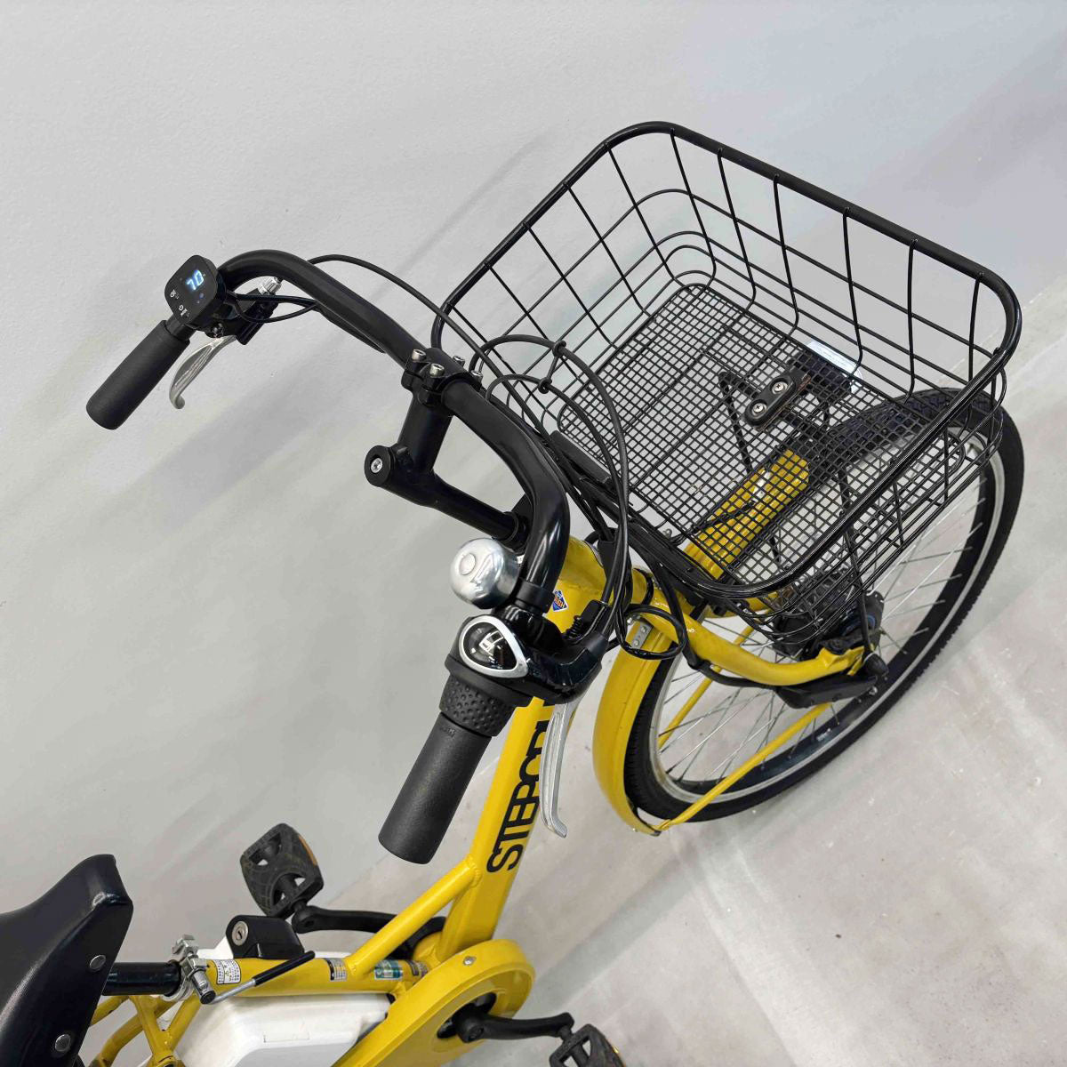 中古電動自転車 ブリヂストン ステップクルーズe イエロー 26インチ YJ068