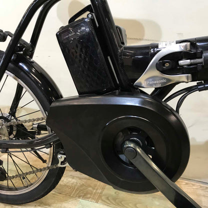 折りたたみ パナソニック オフタイム ブラック 前18×後20インチ KV104 【中古車】