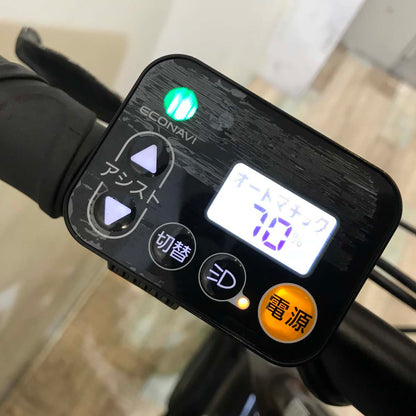 折りたたみ パナソニック オフタイム ブラック 前18×後20インチ KV104 【中古車】