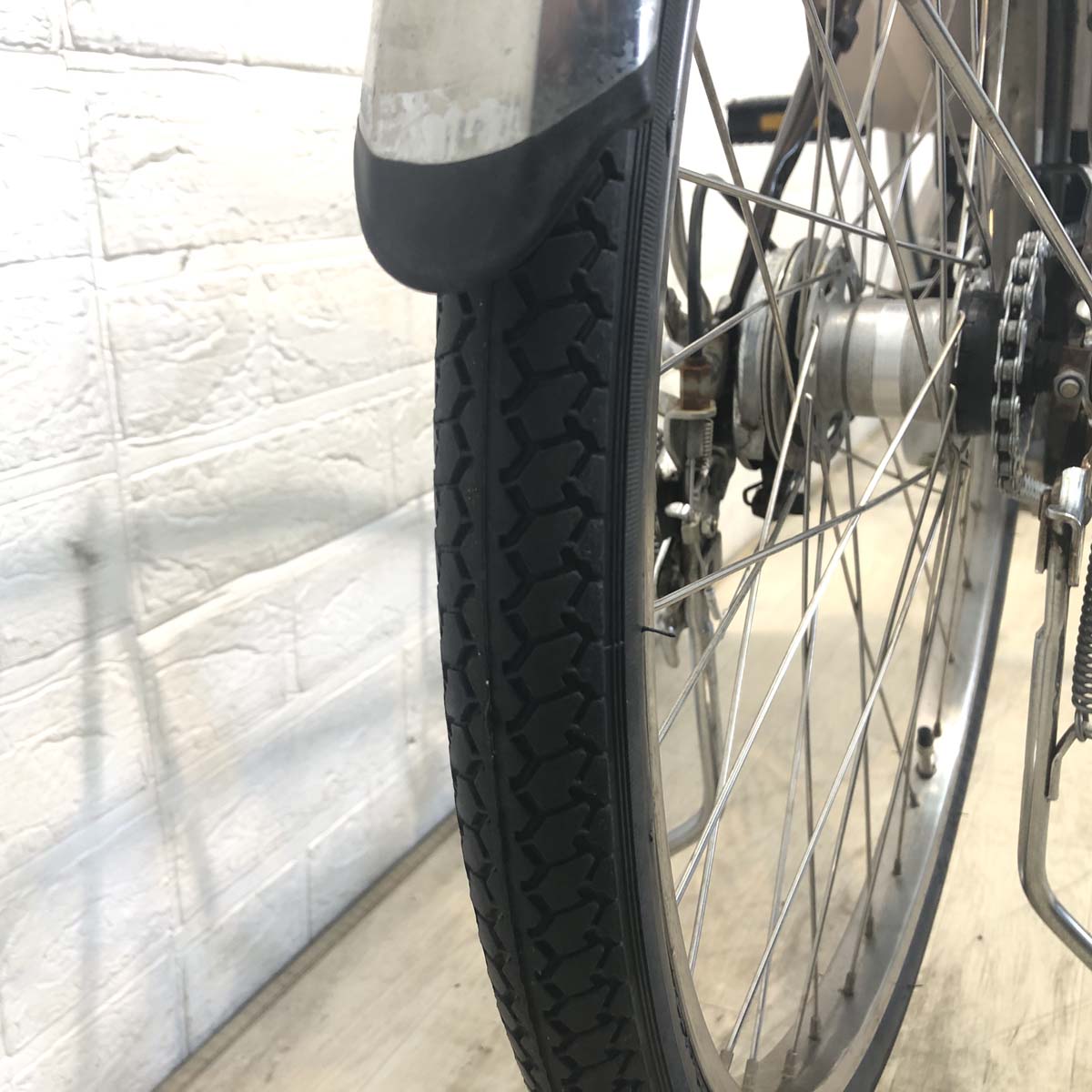中古電動自転車 パナソニック ビビDX ブラウン 24インチ YG049