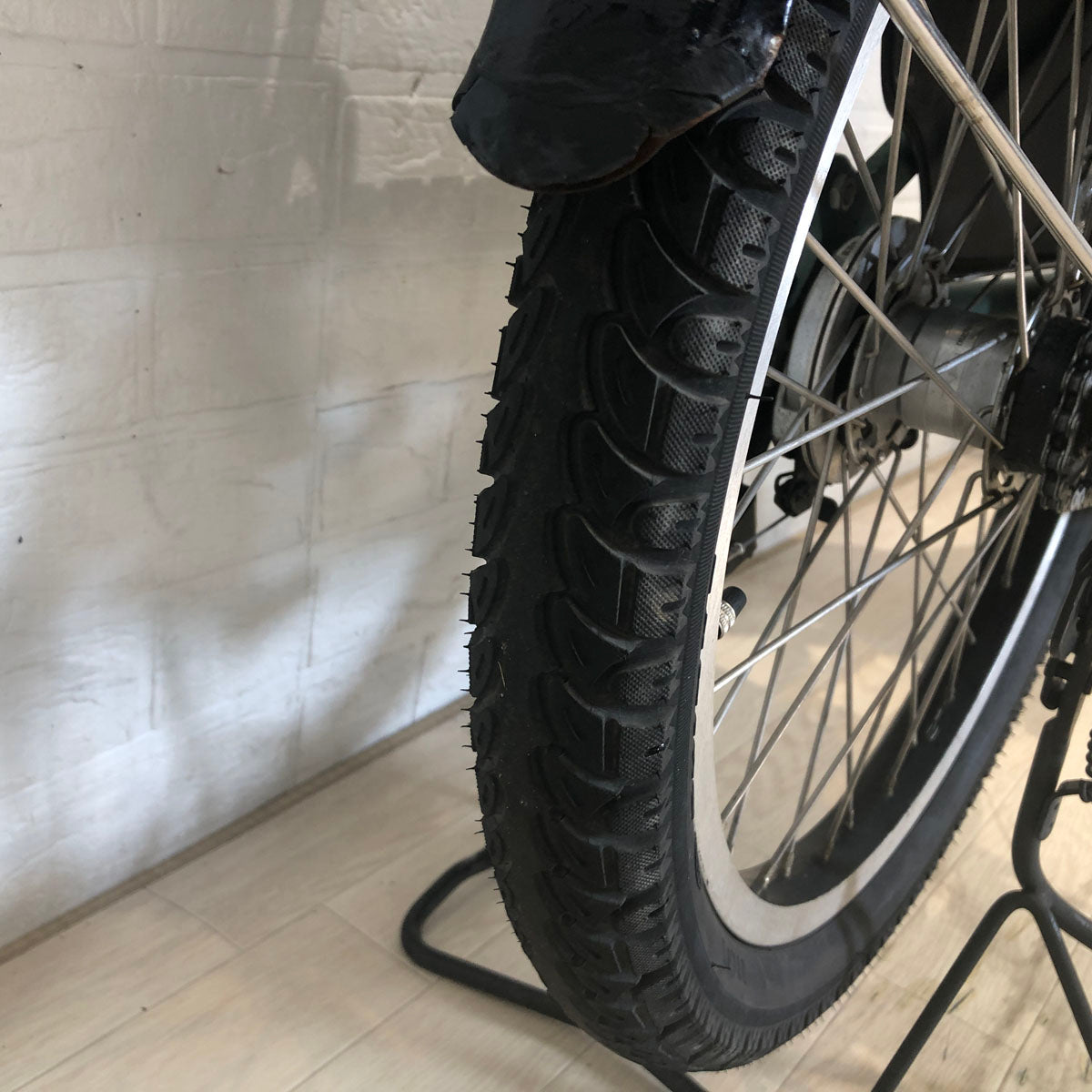 中古電動自転車 ブリヂストン アンジェリーノ プティット e グリーン 20インチ YB008