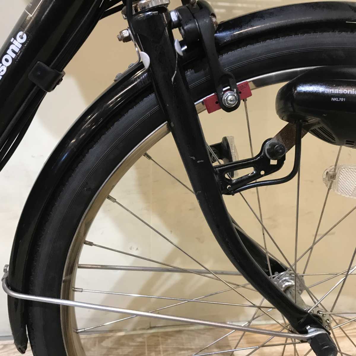 パナソニック ビビ チャイルド ブラック 前22×後26インチ KR030【中古車】