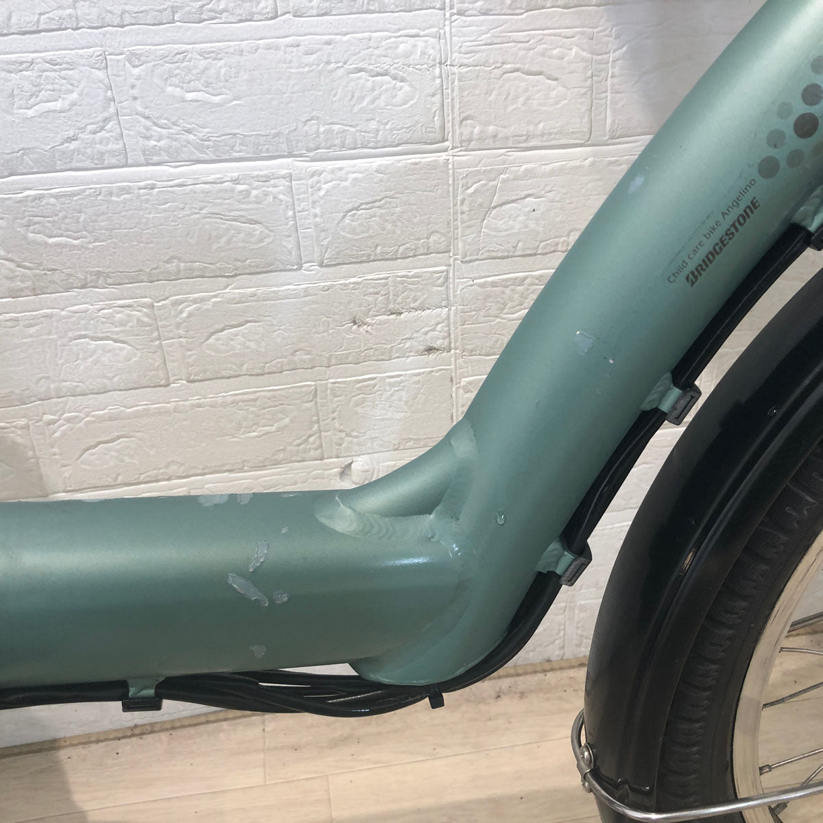 中古電動自転車 ブリヂストン アンジェリーノ プティット e グリーン 20インチ YB008