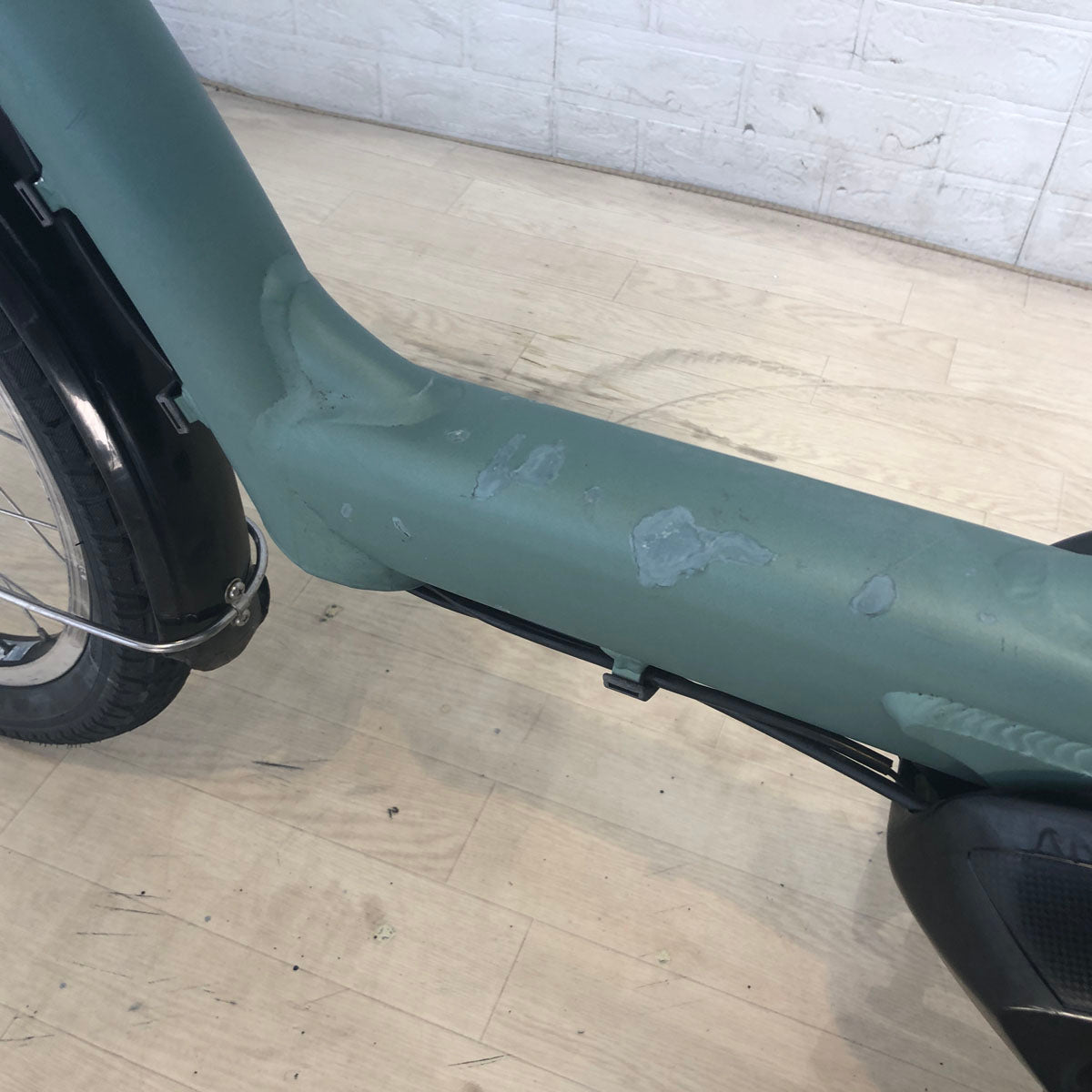 中古電動自転車 ブリヂストン アンジェリーノ プティット e グリーン 20インチ YB008