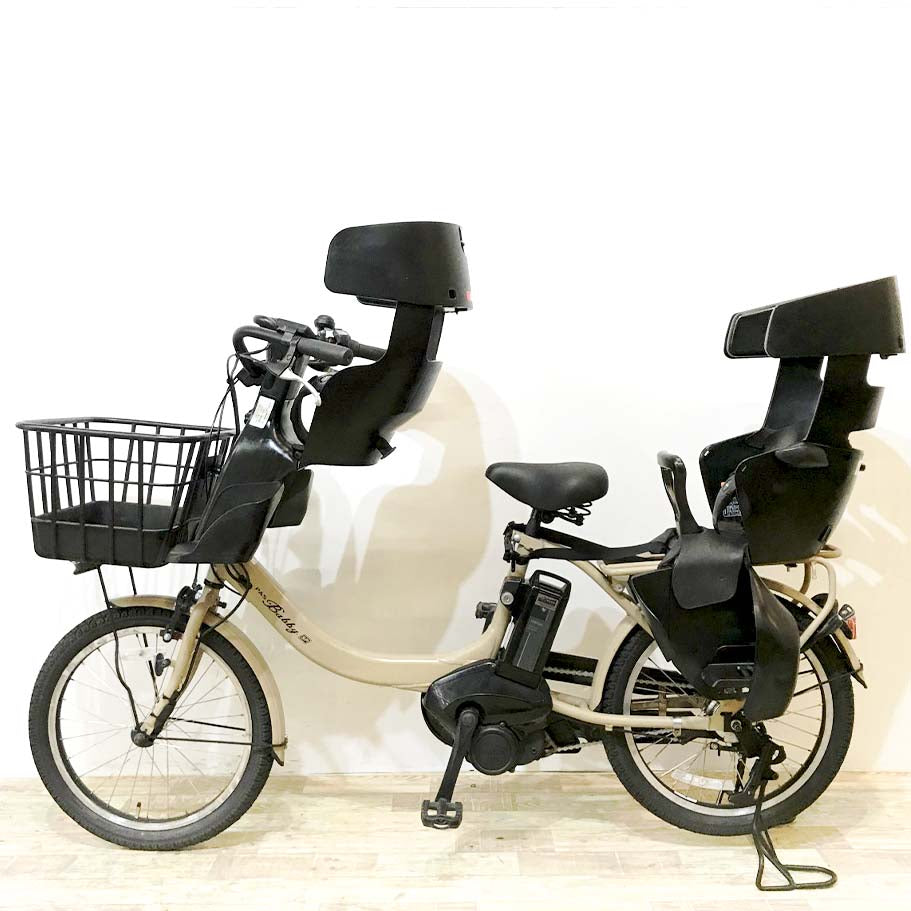 中古電動自転車 ヤマハ PAS バビーアンSP ベージュ 20インチ KJ118