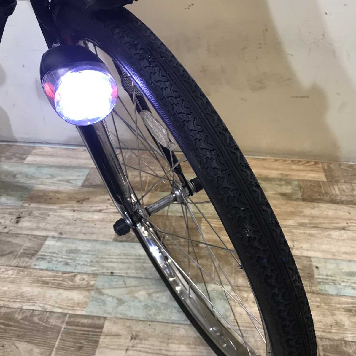 パナソニック ビビ チャイルド ブラック 前22×後26インチ KR030【中古