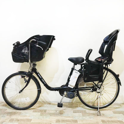 パナソニック ビビ チャイルド ブラック 前22×後26インチ KR030【中古車】